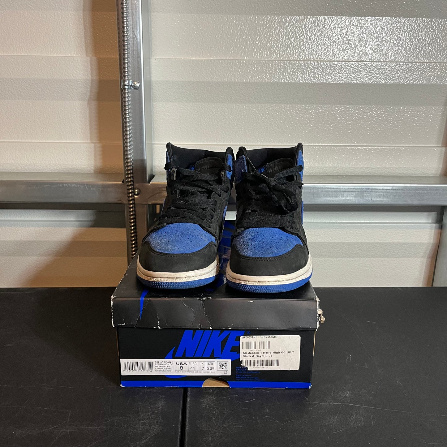 Size 8 - AJ 1 Retro High Royal Reimagined