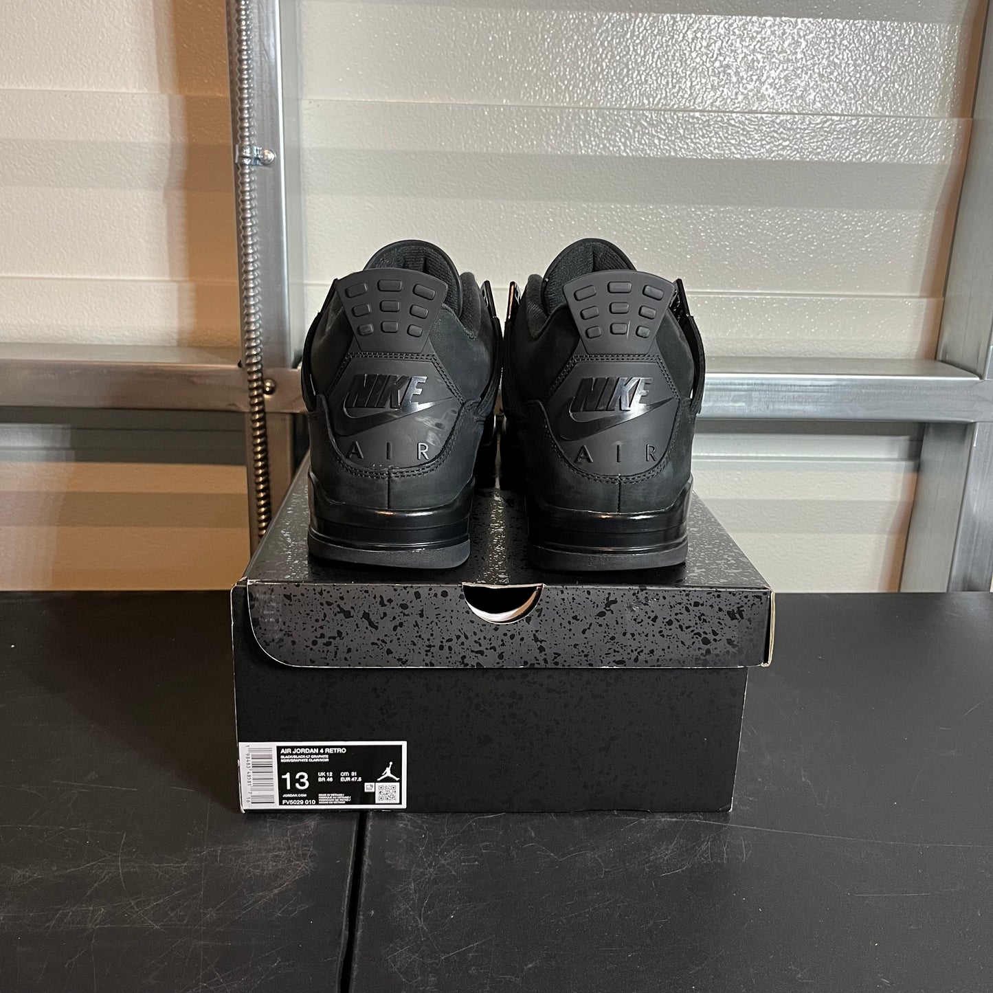 Size 13 - AJ 4 Retro Black Cat