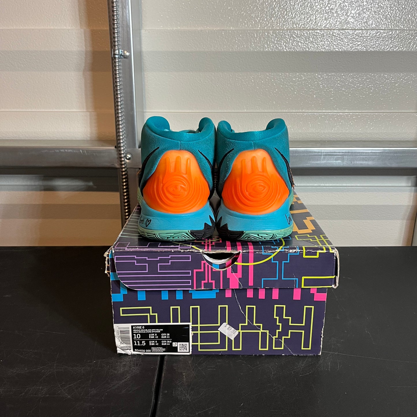 Size 10 - Kyrie 6 Oracle Aqua