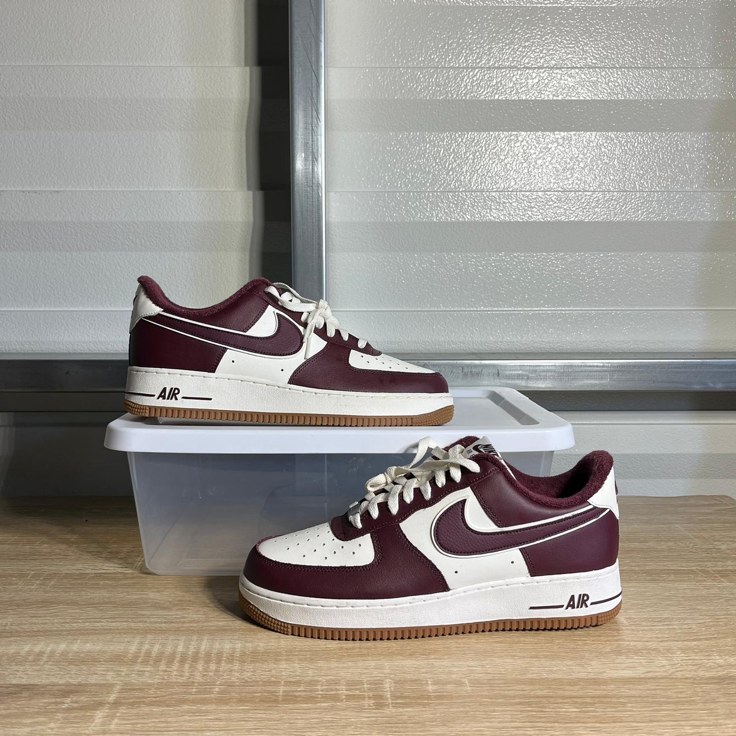 Size 10 - AF 1 '07 LV8 College Pack Night Maroon