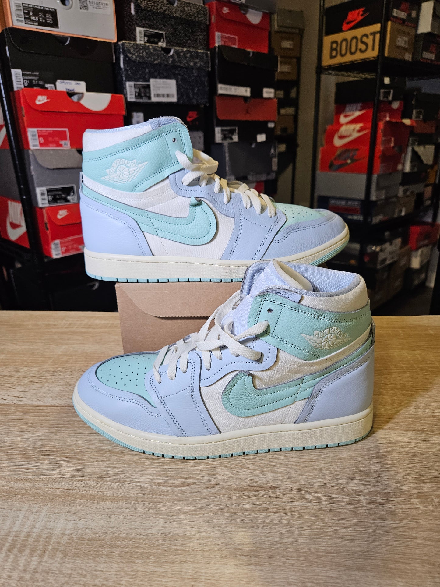 Size 11.5W/10M - Air Jordan 1 Method of Make High Hydrogen Blue Light Dew