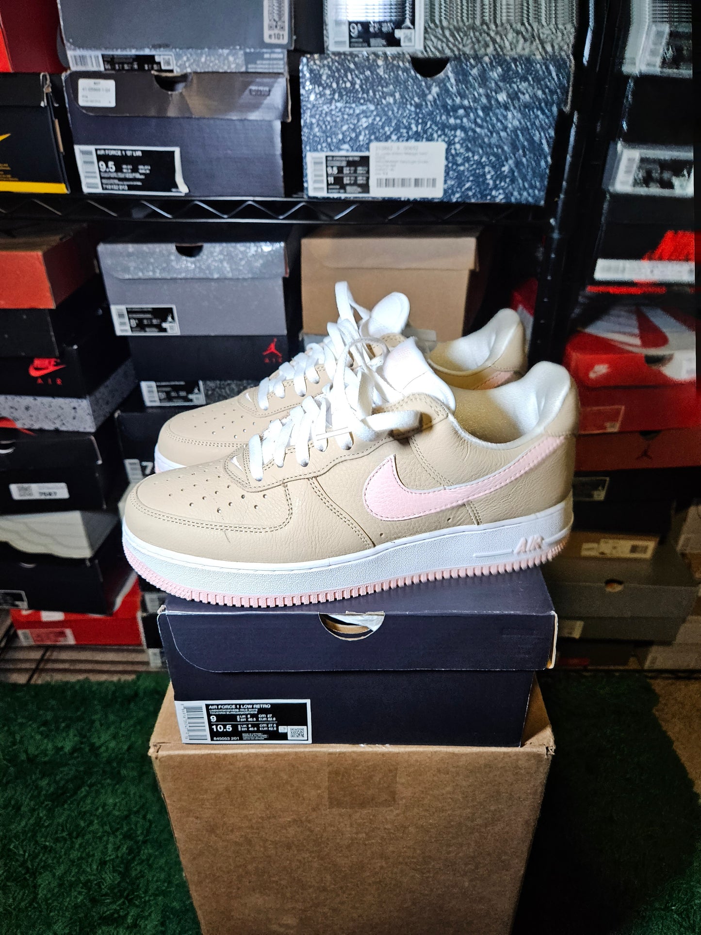 Size 9 -  AF1 Retro 2016 Kith Exclusive Low Linen