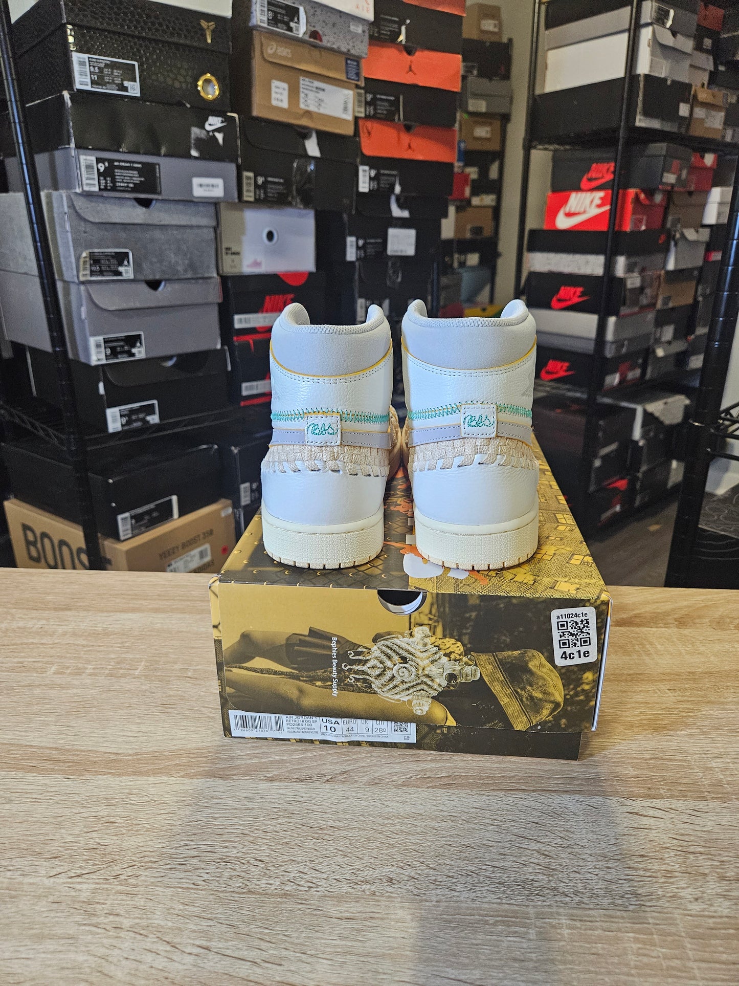 Size 10 - Union LA x Bephie's Beauty Supply x AJ 1 Retro OG SP...