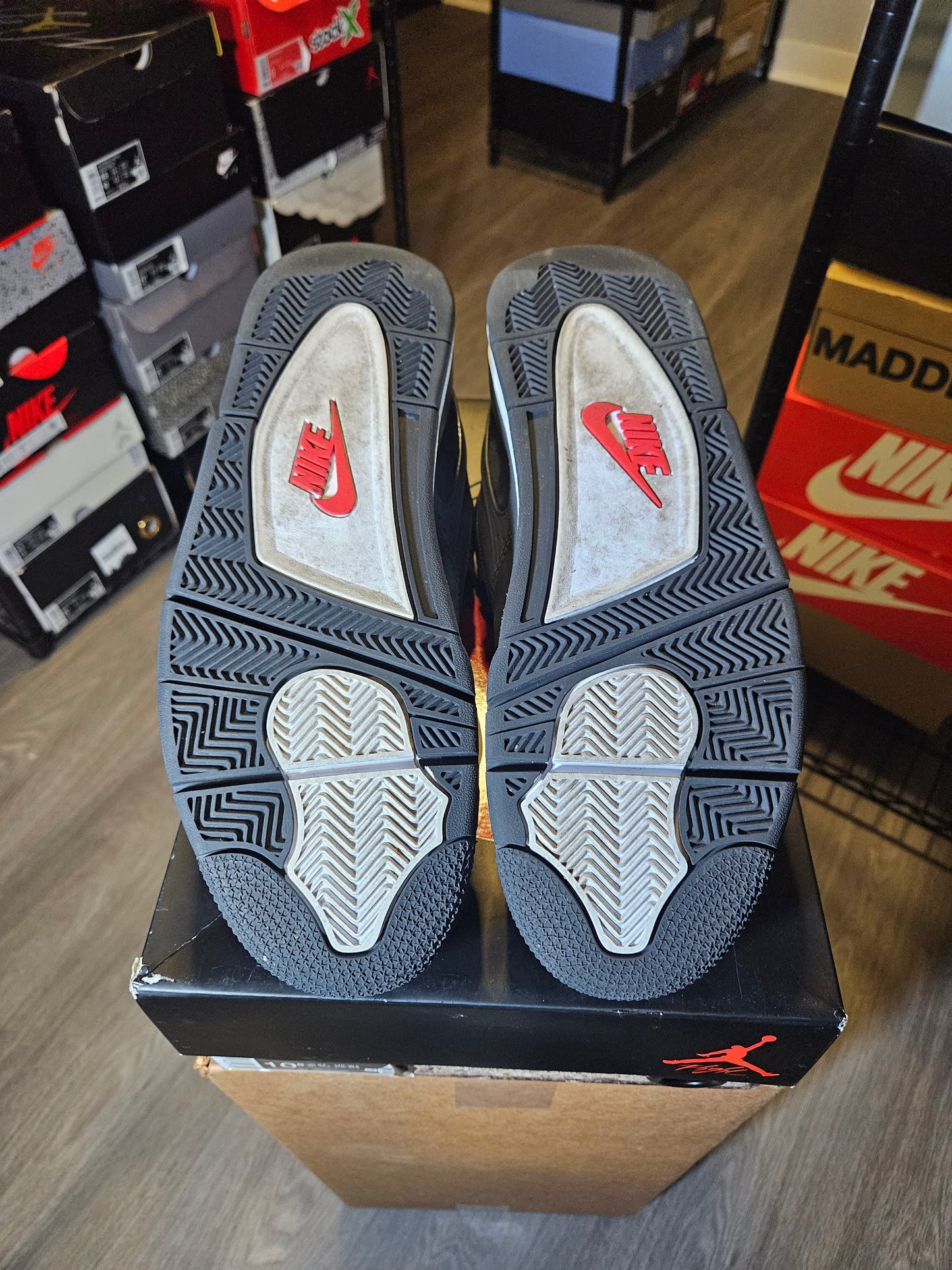 Size 10.5 - Nigel Sylvester x AJ 4 RM SP Driveway Grey