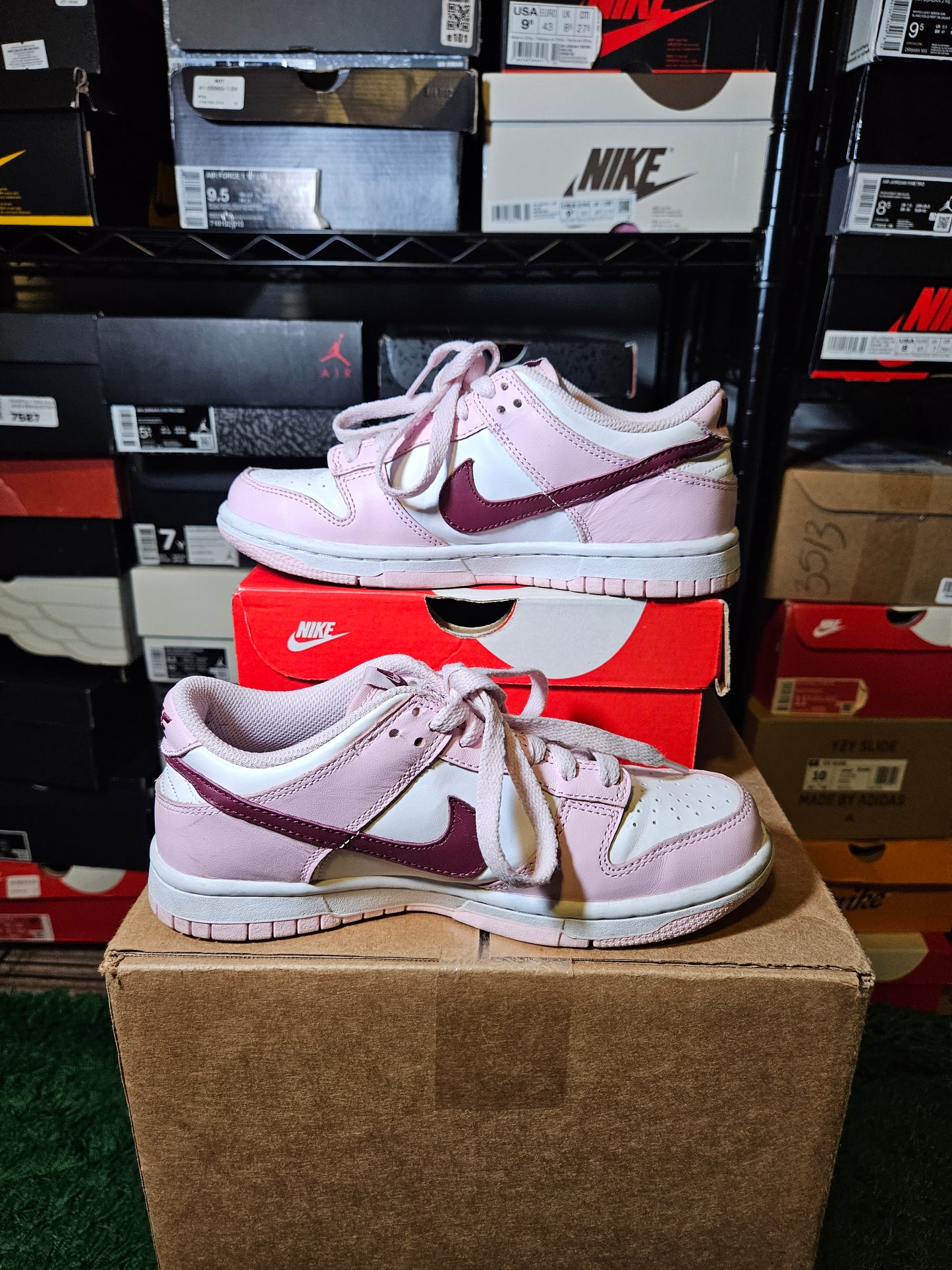 Size 3.5Y - Dunk Low Triple Pink