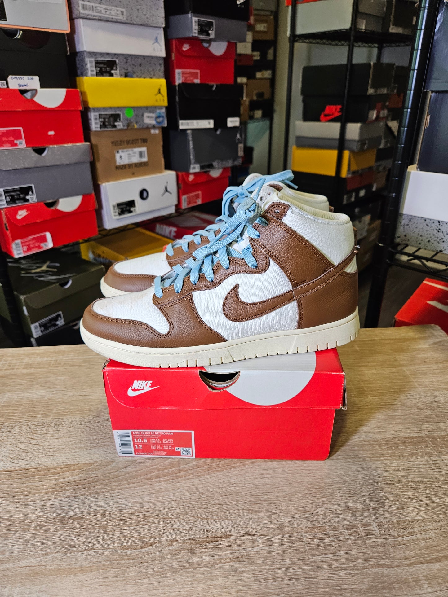 Size 10.5 - Dunk Vintage High Certified Fresh - Pecan