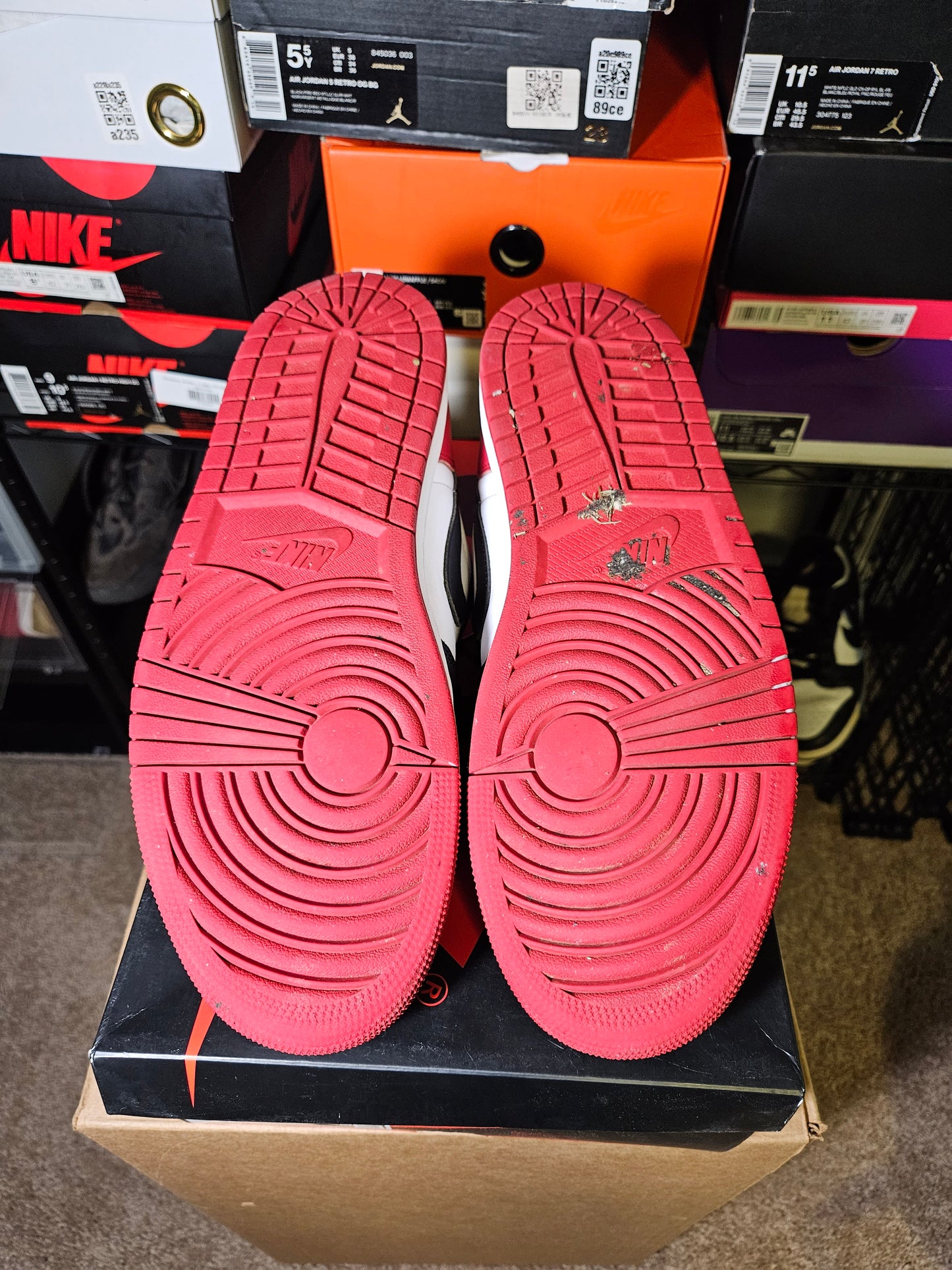 Size 11.5 - AJ 1 Retro OG Low Black Toe