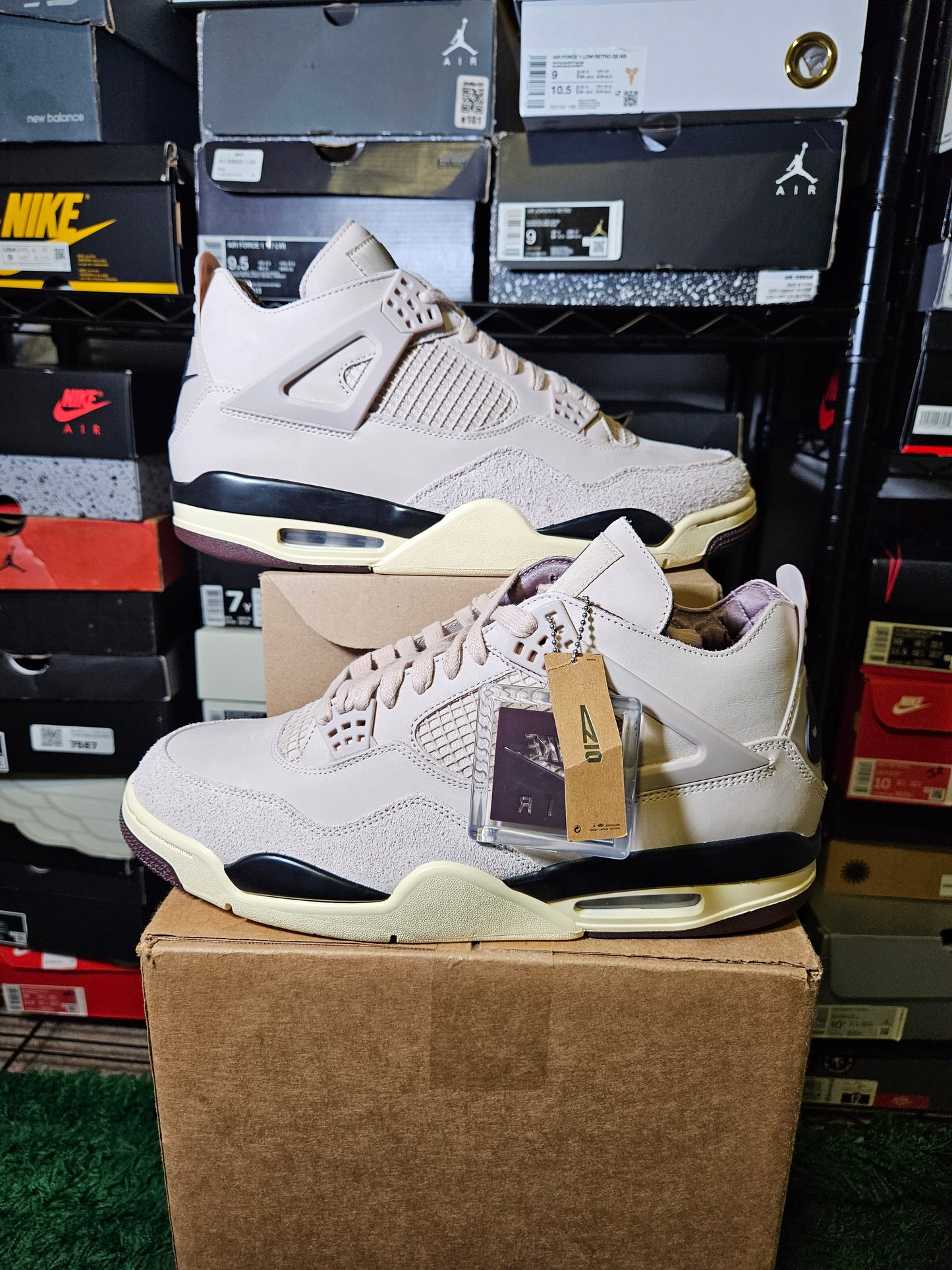 Size 14W/12.M - A Ma Maniére x AJ 4 Retro While You Were Sleeping