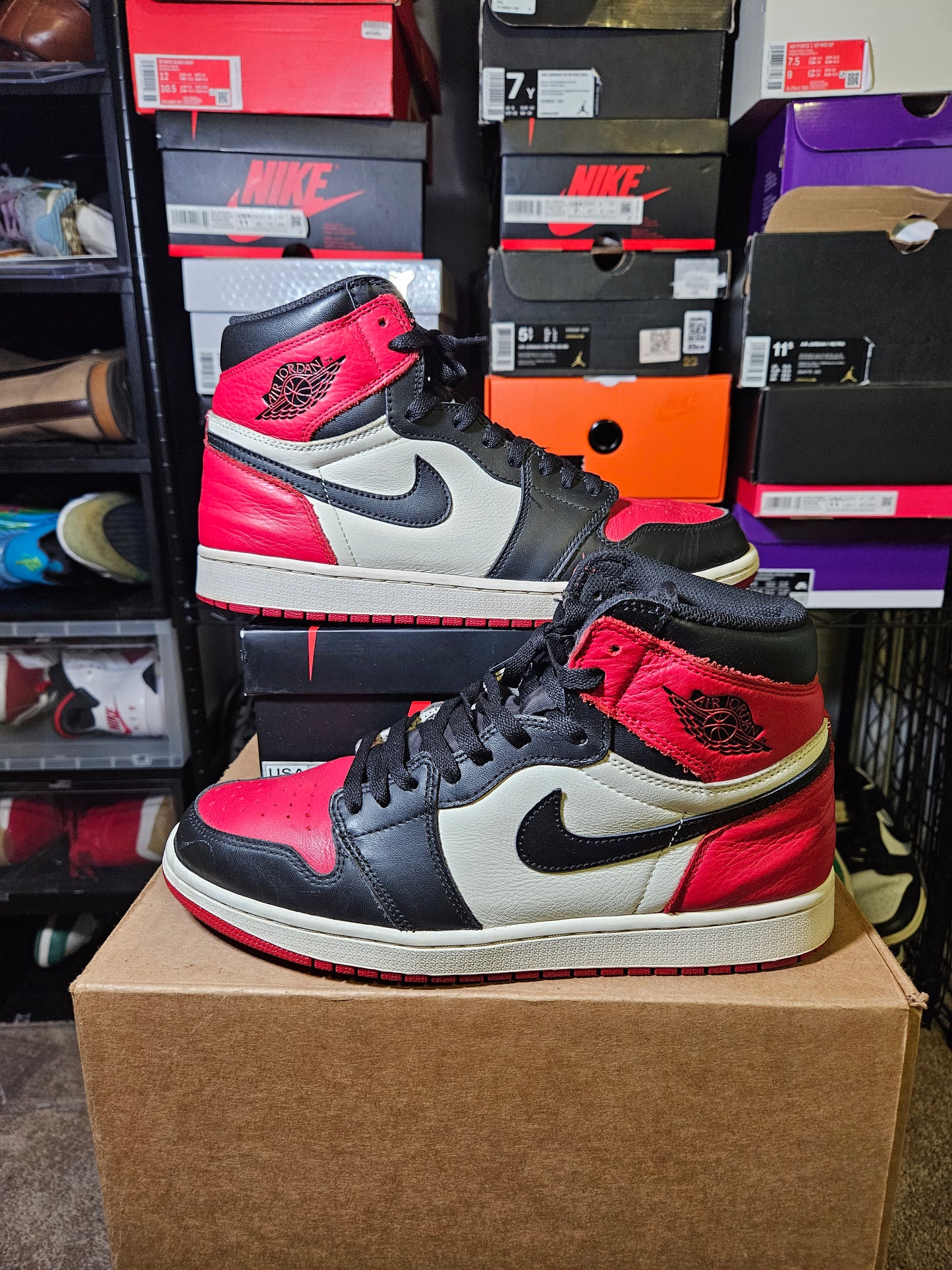 Size 10.5 - AJ 1 Retro OG High Bred Toe