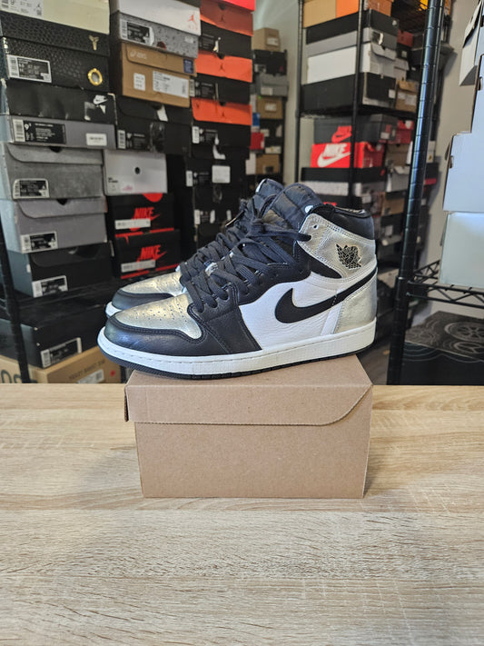 Size 10 - Jordan 1 High OG Metallic Silver