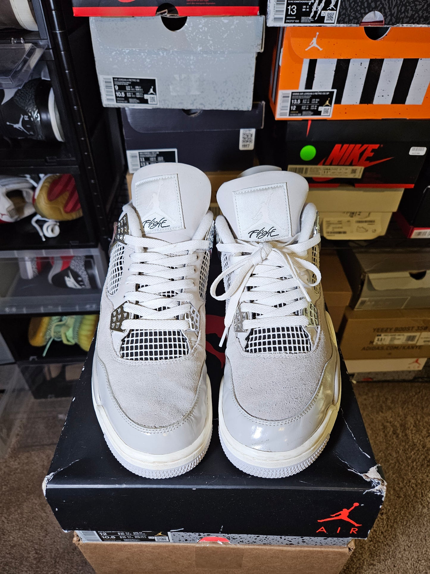Size 12W/10.5M - AJ 4 Retro Low Frozen Moments