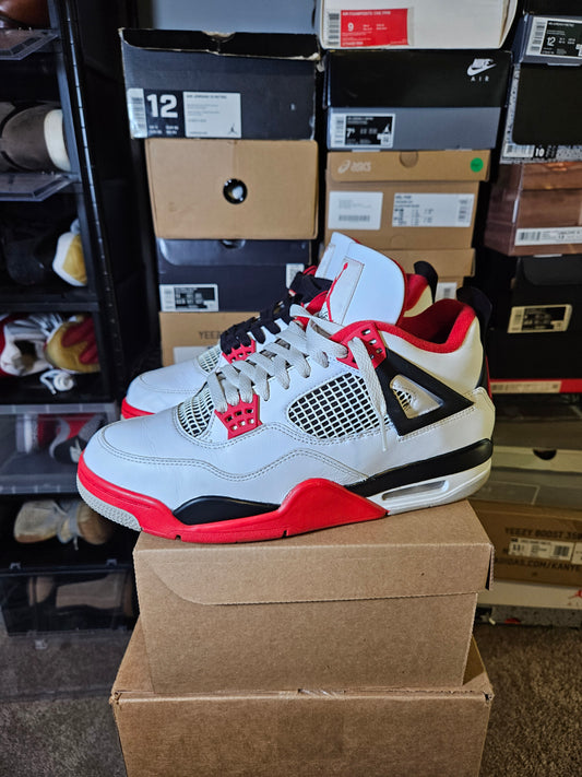 Size 10 - AJ 4 Fire Red