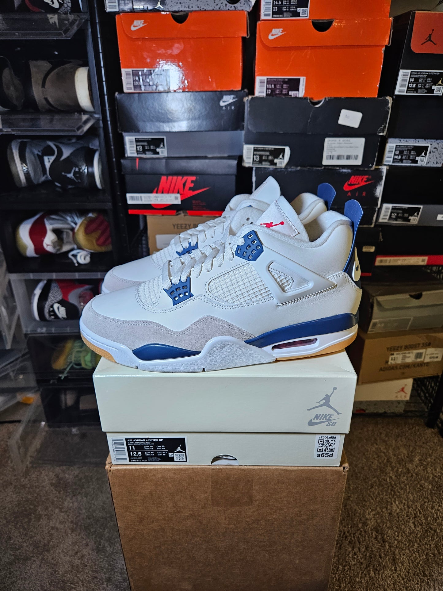 Size 11 - AJ 4 SB Navy