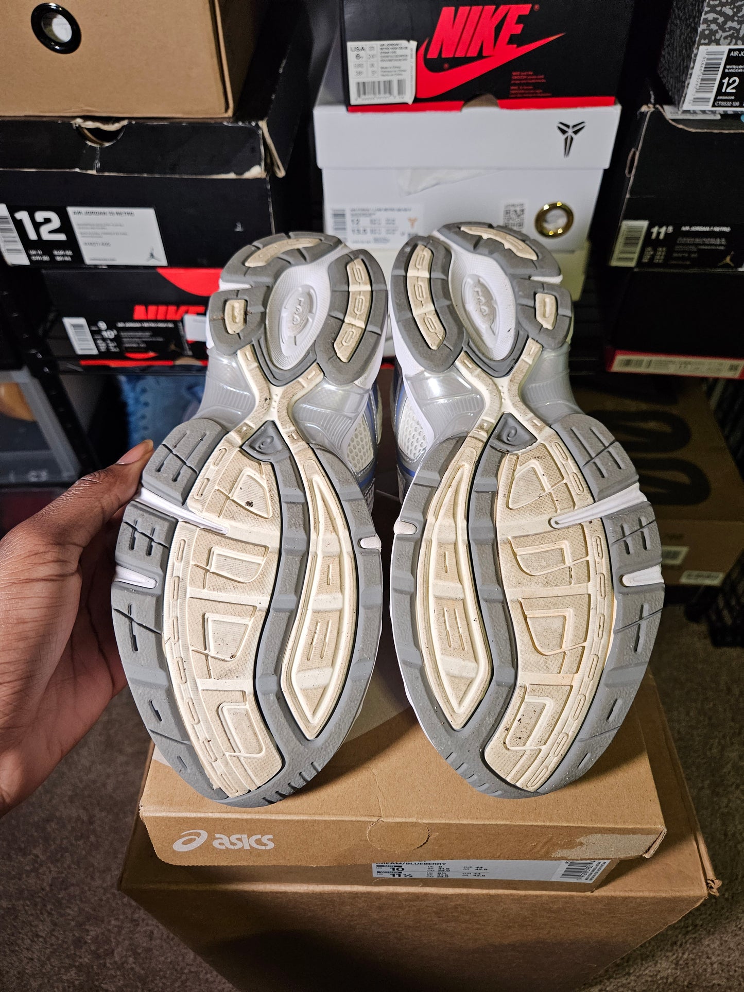 Size 10 - ASICS Gel 1130 Cream Blueberry
