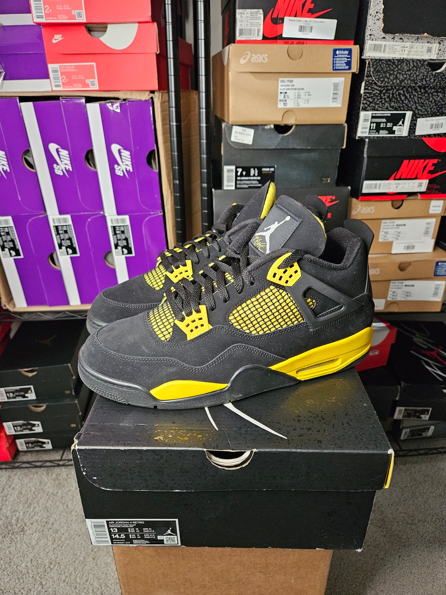 Size 13 - AJ 4 Retro Mid Thunder