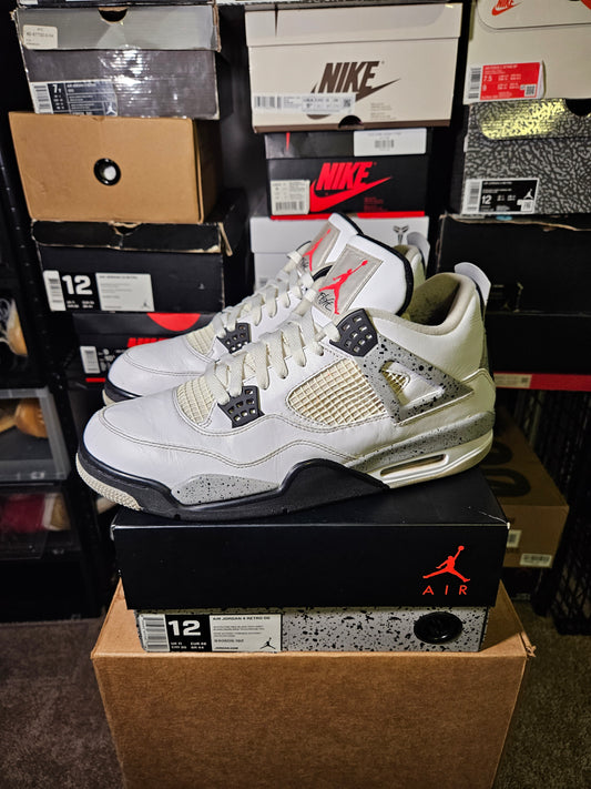 Size 12 - AJ 4 Retro Cement 2012