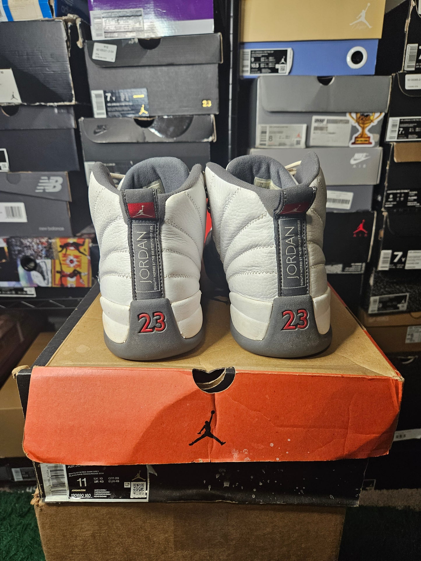 Size 11 - AJ 12 Retro Dark Grey
