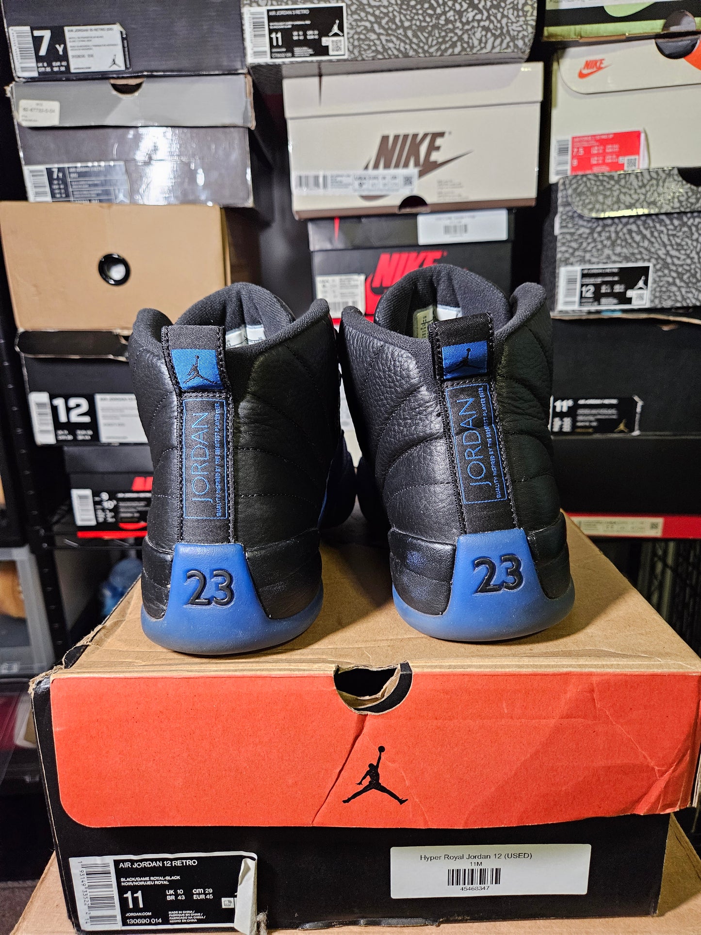 Size 11 - AJ 12 Retro Game Royal