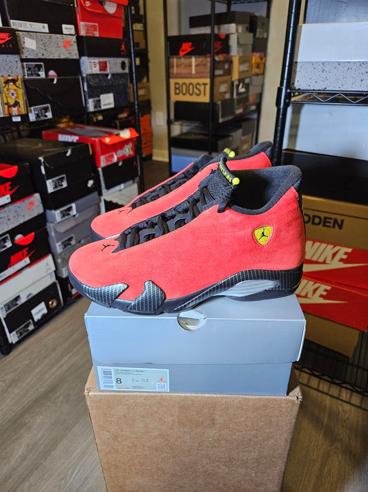 Size 8 - Air Jordan 14 Retro 2025 Ferrari