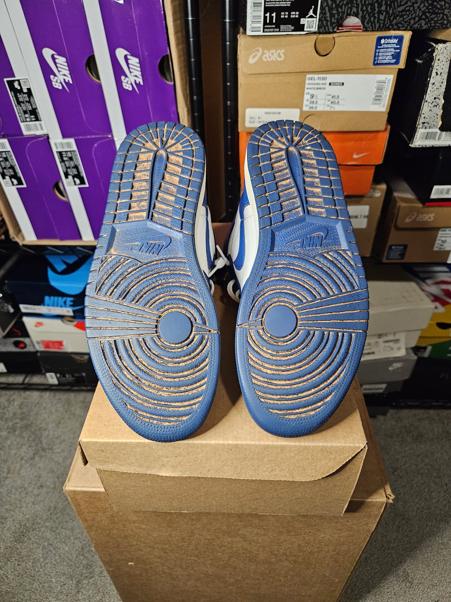 Size 8.5 - AJ 1 Retro High OG Storm Blue 2016