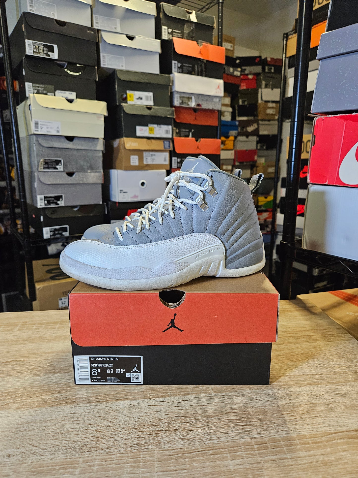 Size 8.5 - AJ 12 Stealth 2022