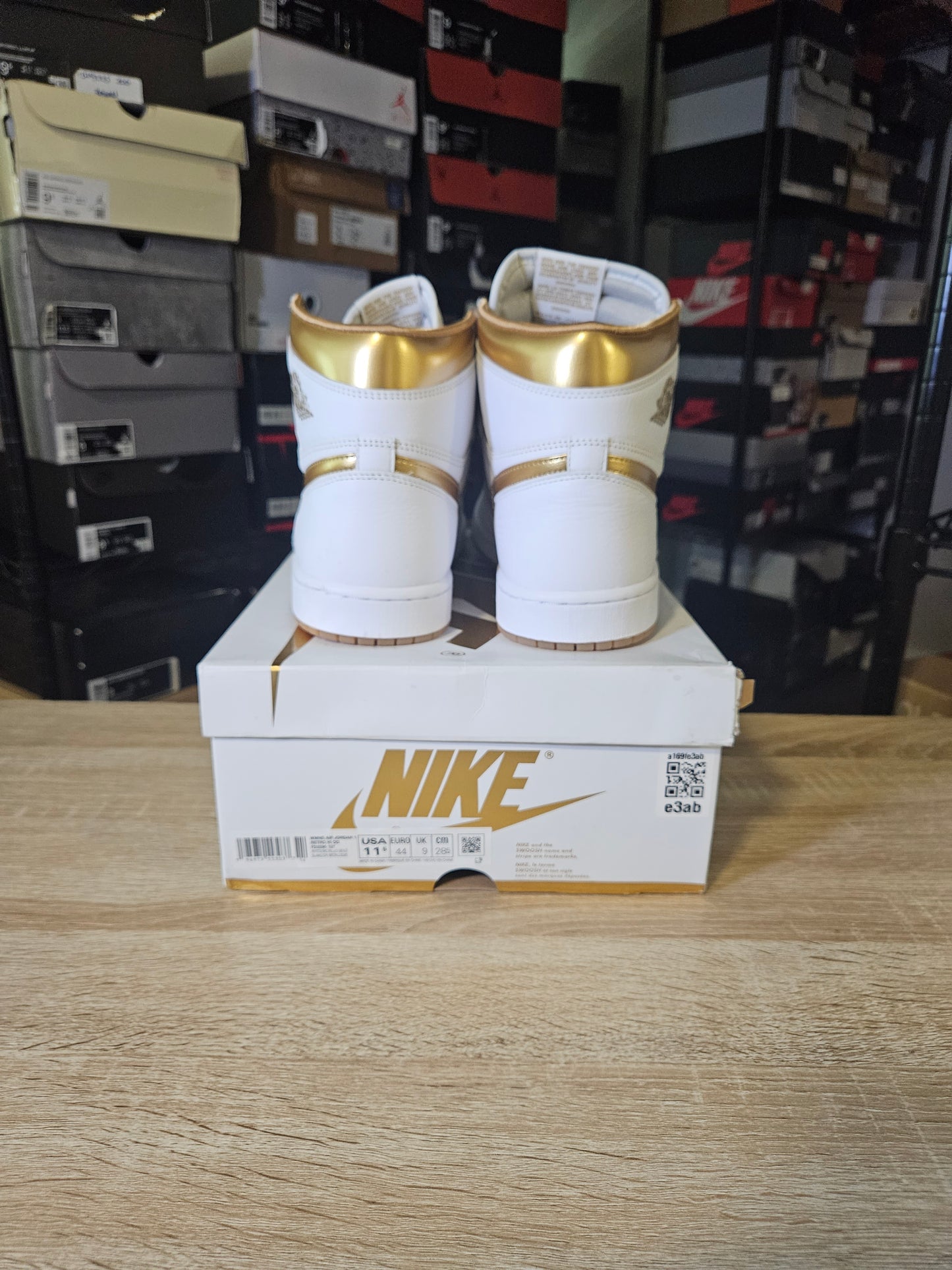 Size 10 - Air Jordan 1 Retro OG High Metallic Gold