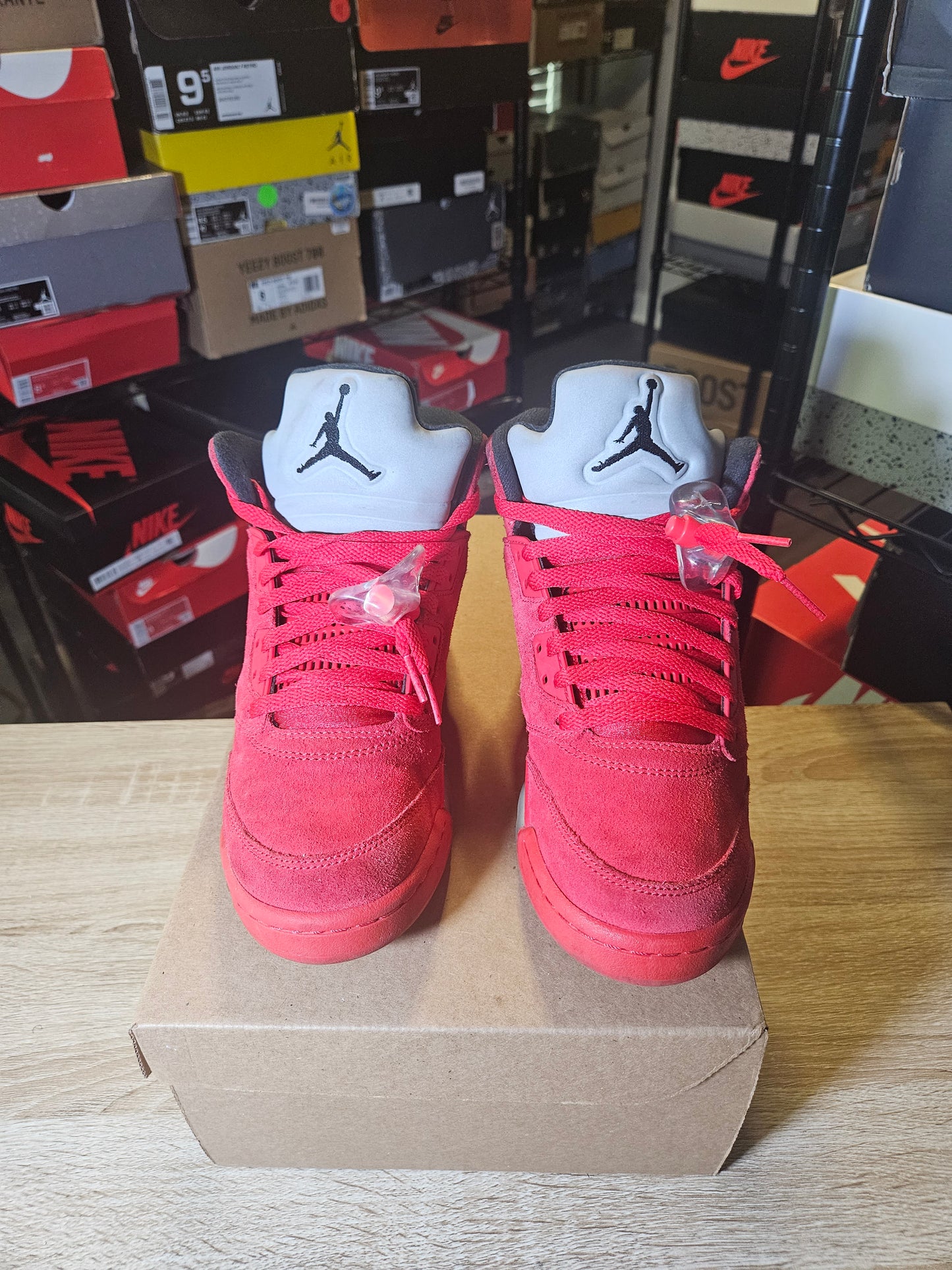 Size 7 - AJ 5 Retro Red Suede