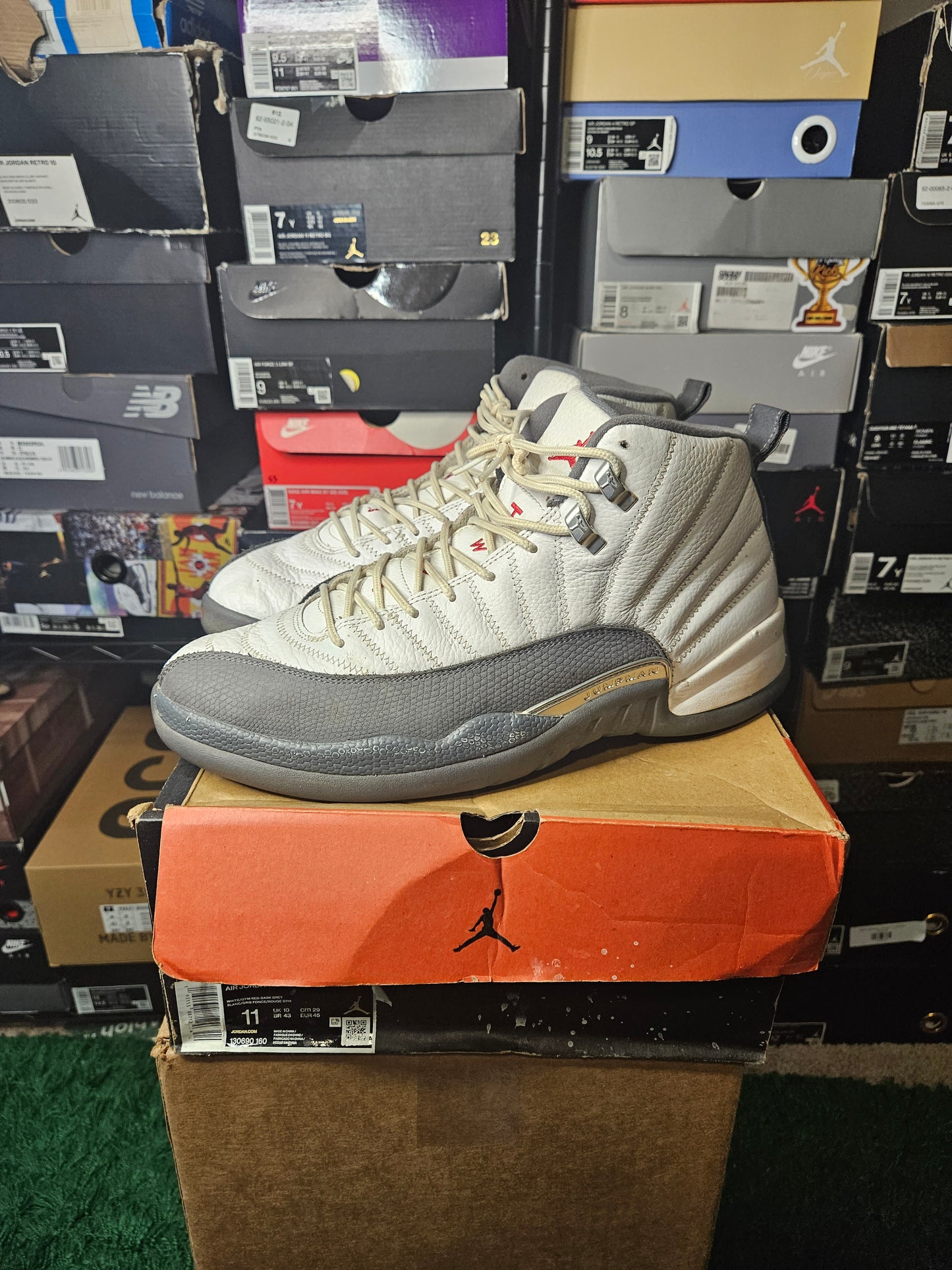 Size 11 - AJ 12 Retro Dark Grey