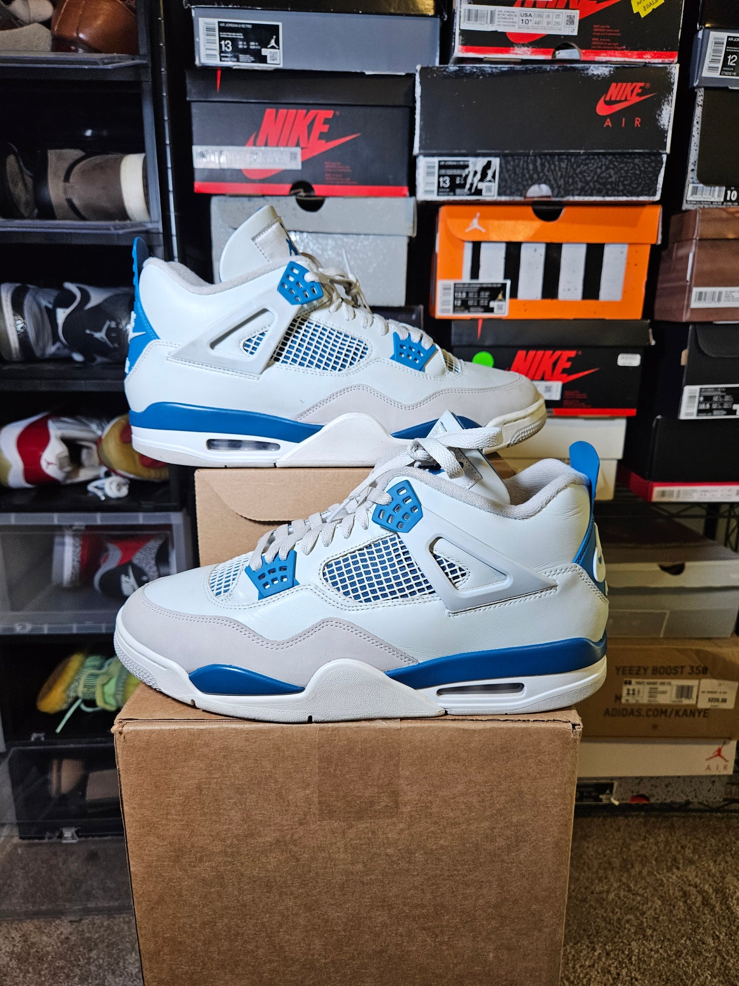 Size 13 - AJ 4 Retro 2024 Military Blue