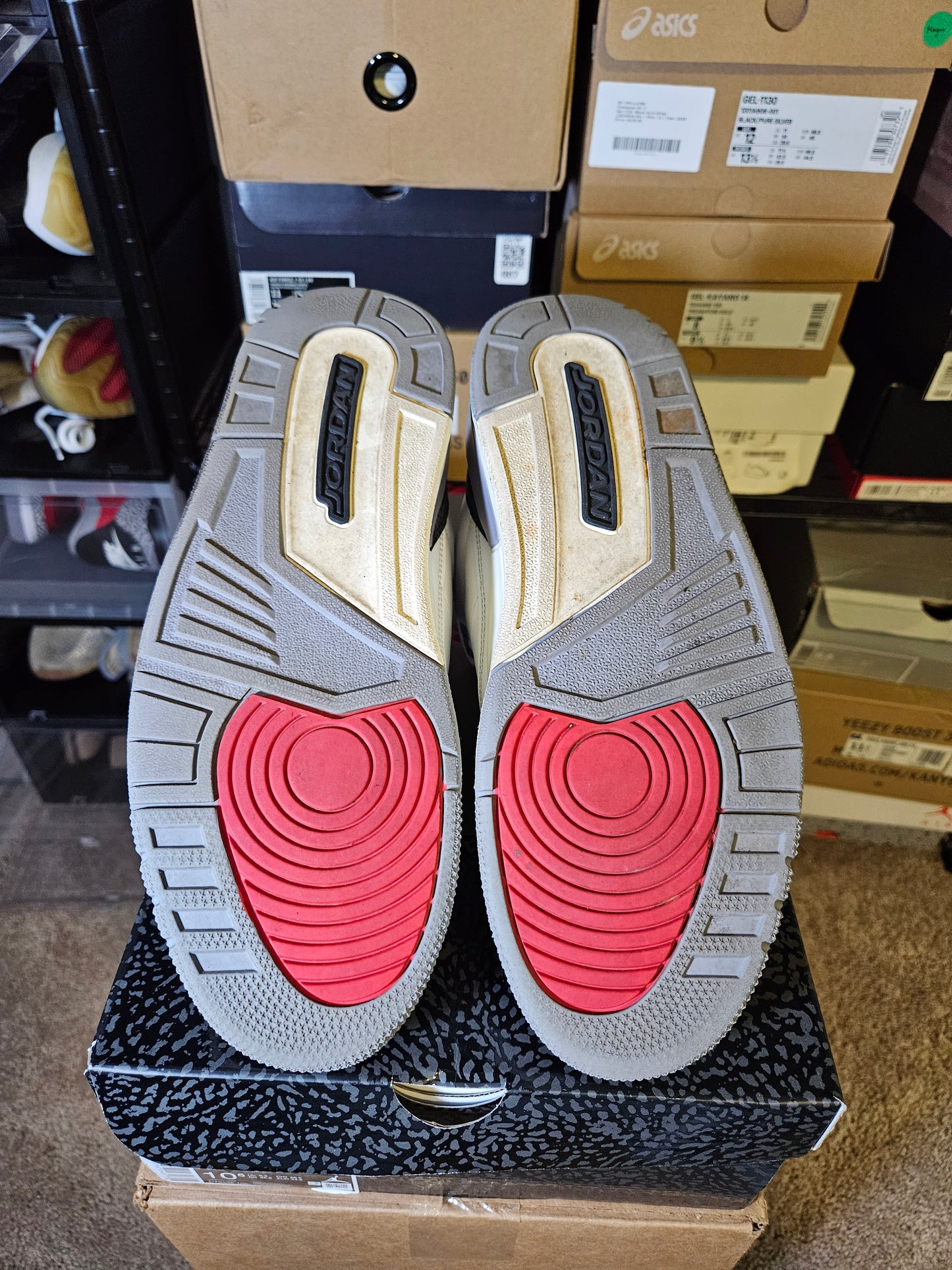 Size 10.5 - AJ 3 Retro Cement Grey