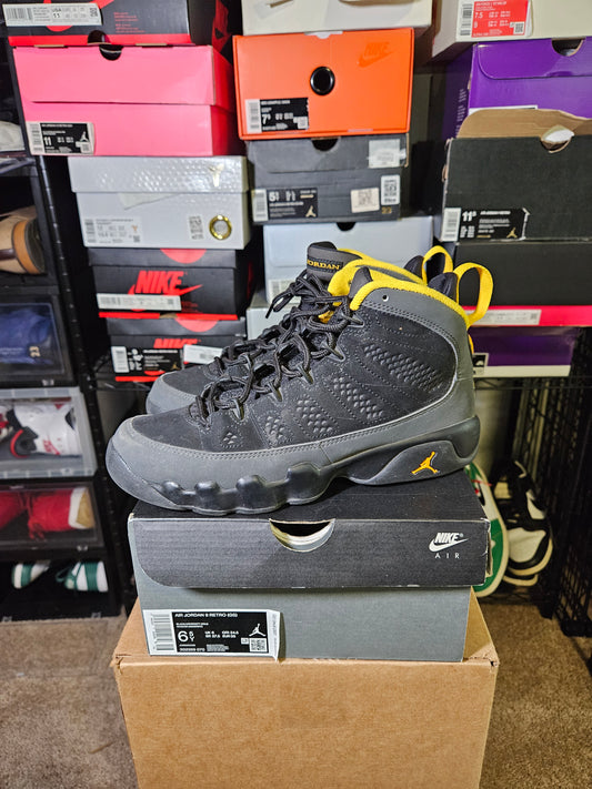 Size 6.5 - Jordan 9 Retro Charcoal