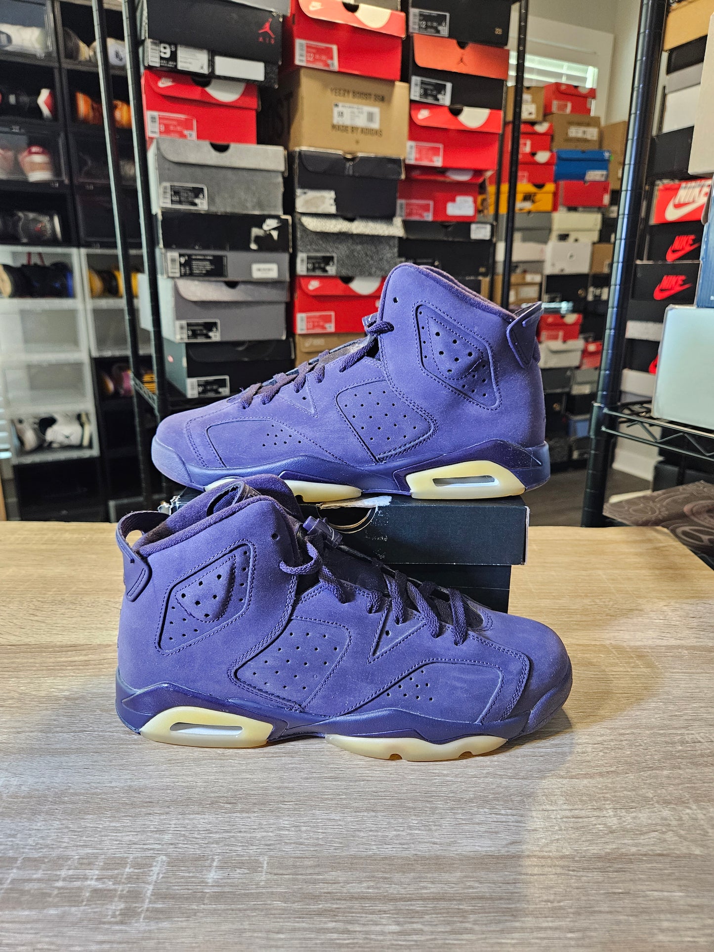 Size 9.5 - AJ 6 Retro Purple Dynasty