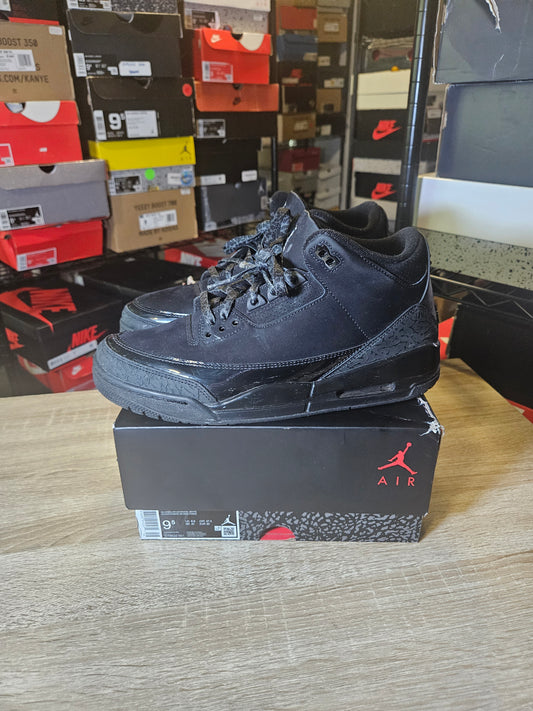 Size 9.5 - AJ 3 Retro 2025 Black Cat