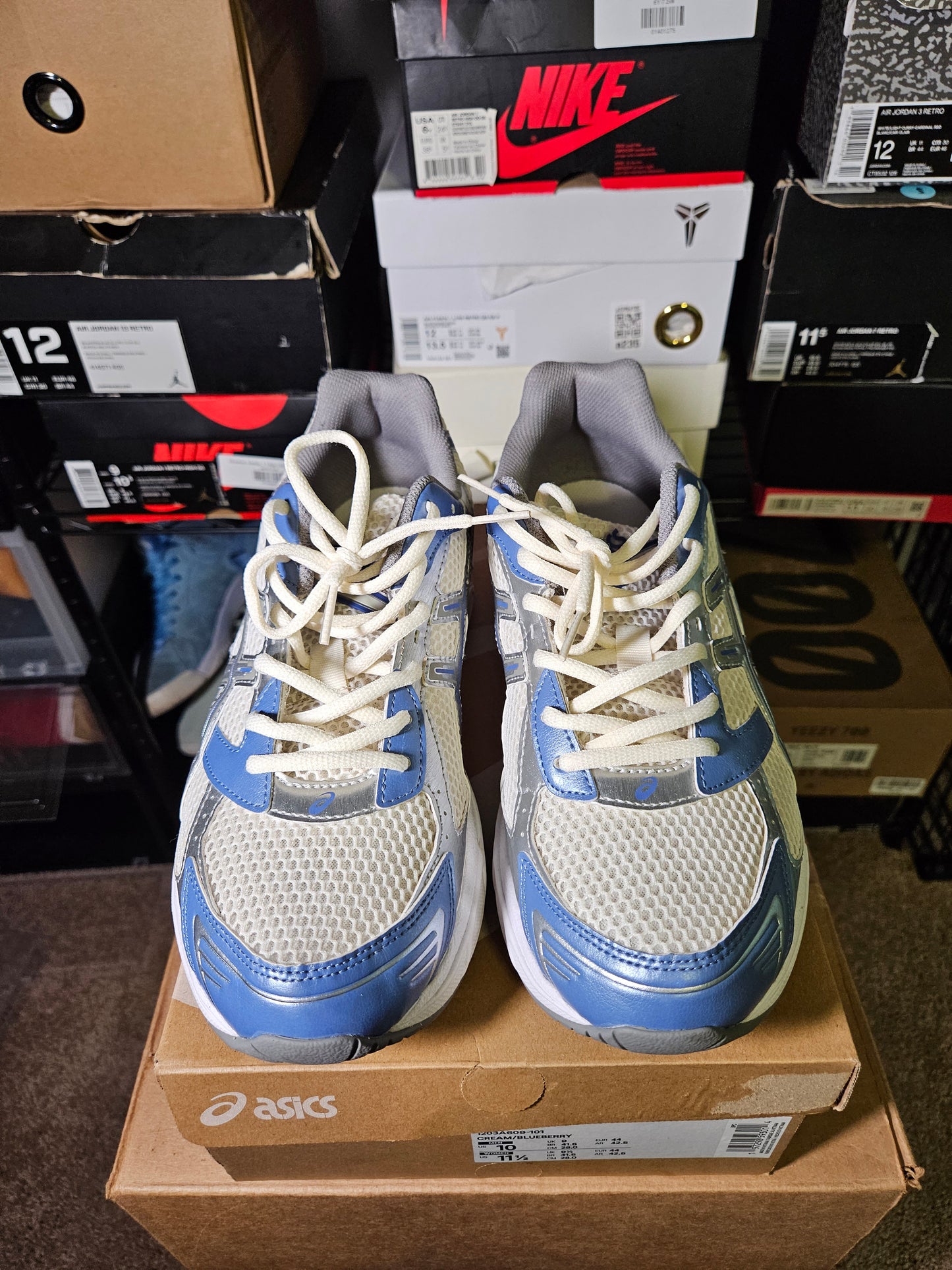 Size 10 - ASICS Gel 1130 Cream Blueberry