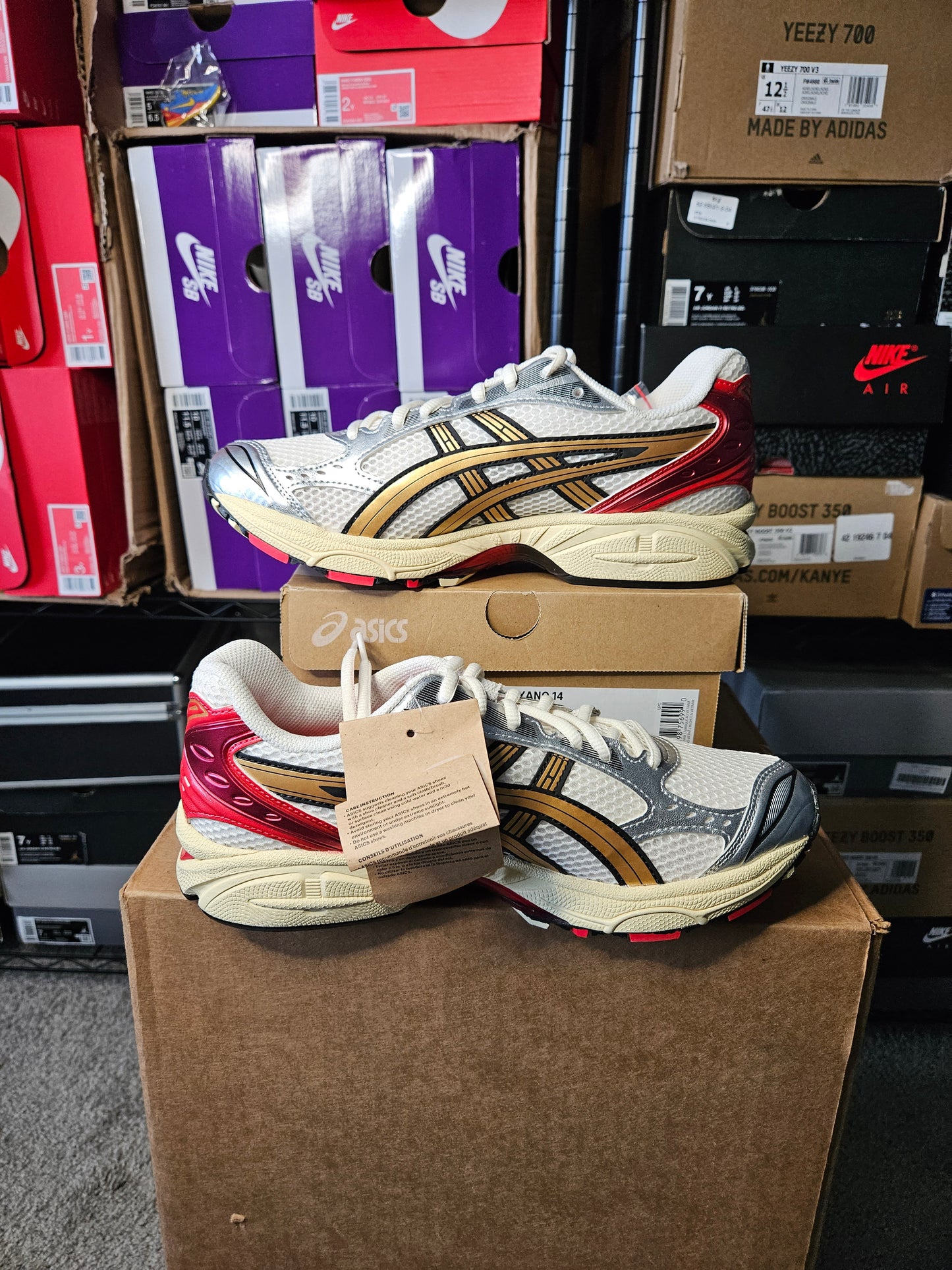 Size 8 - ASICS Gel Kayano 14 Sneaker Politics Exclusive Just Say No