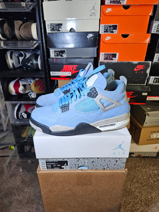 Size 10 - AJ 4 Retro Mid University Blue