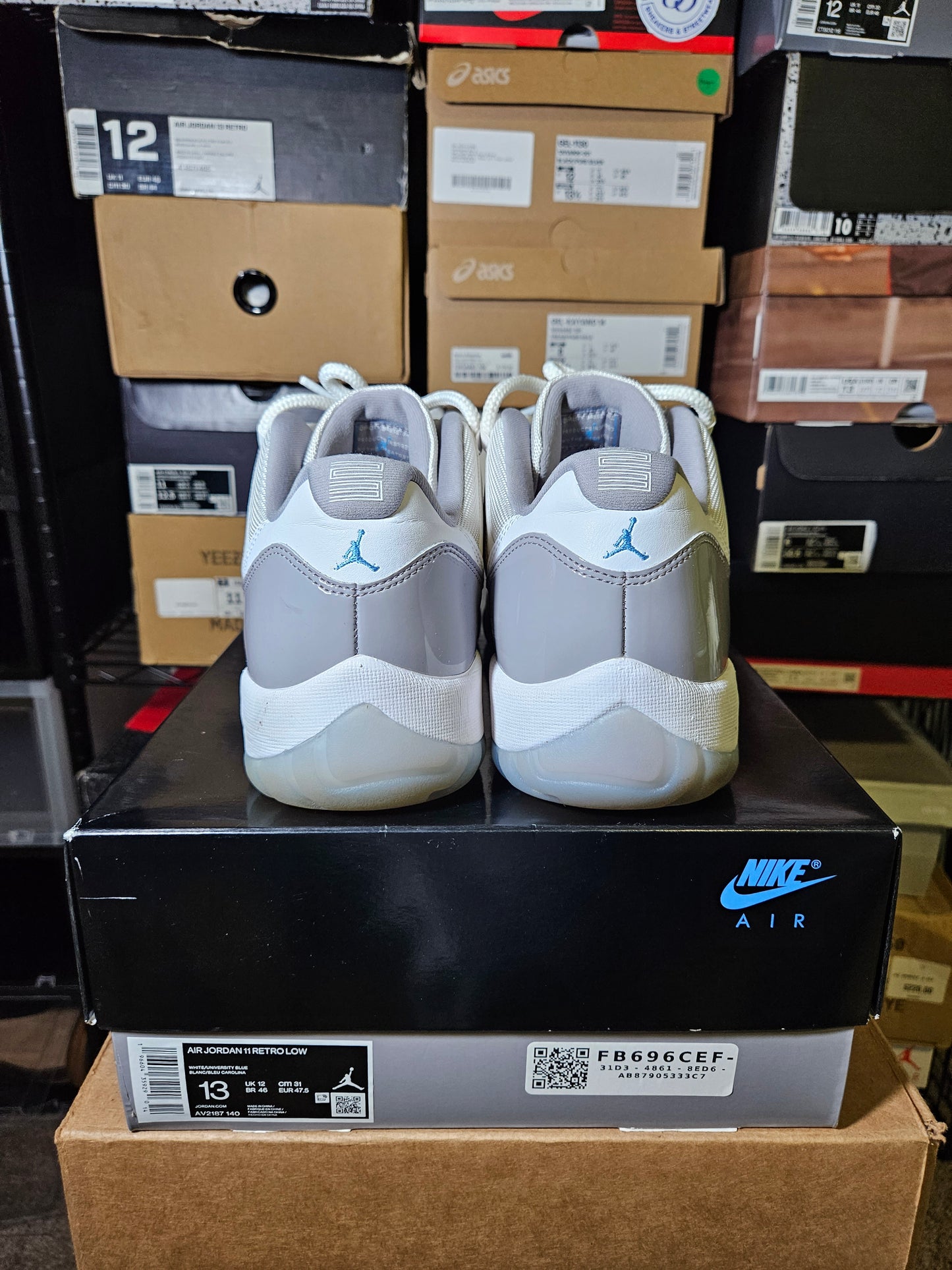 Size 13 - AJ 11 Retro Low Cement Grey