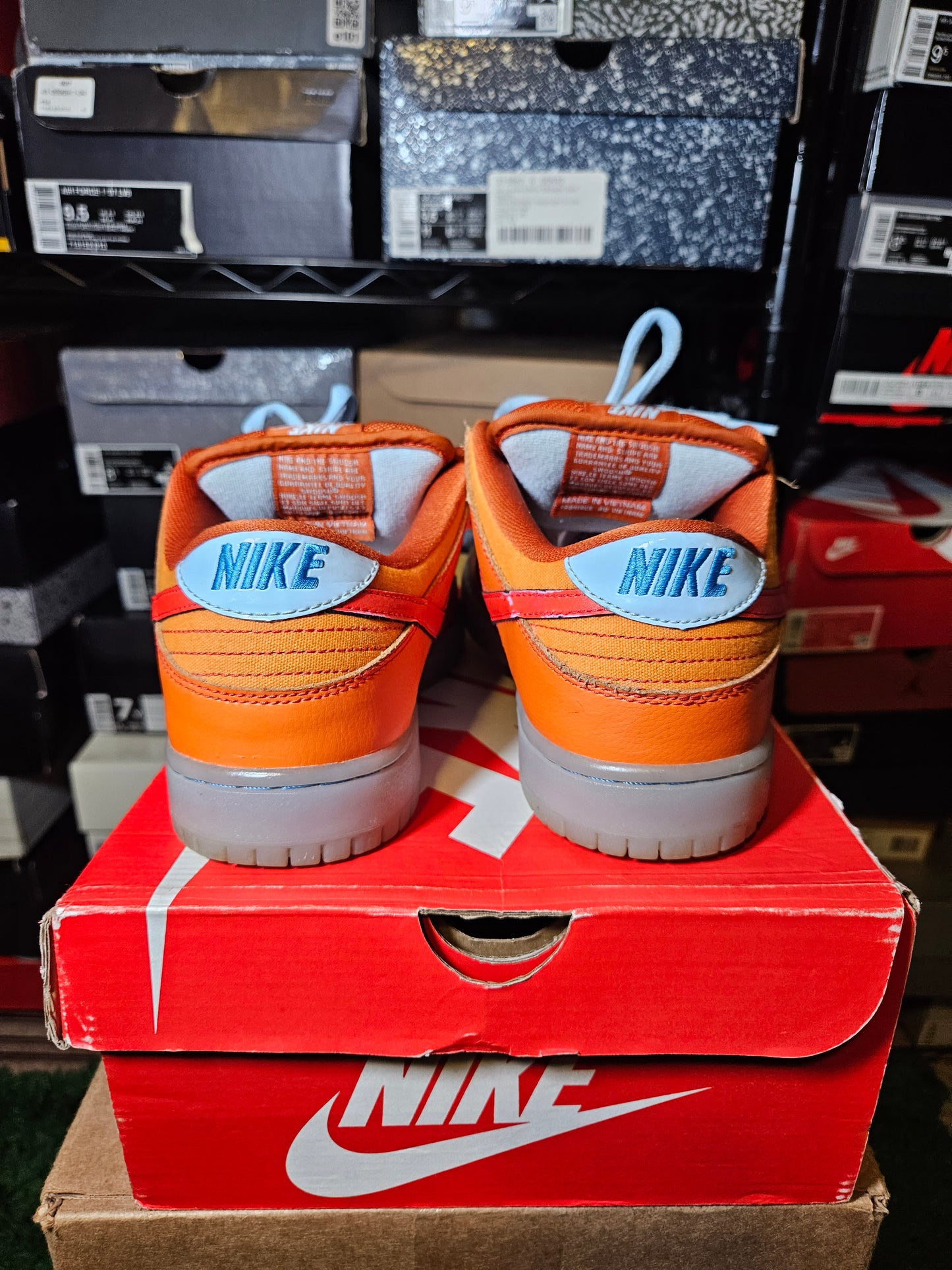Size 9 - Dunk Pro SB Low Fire & Ice