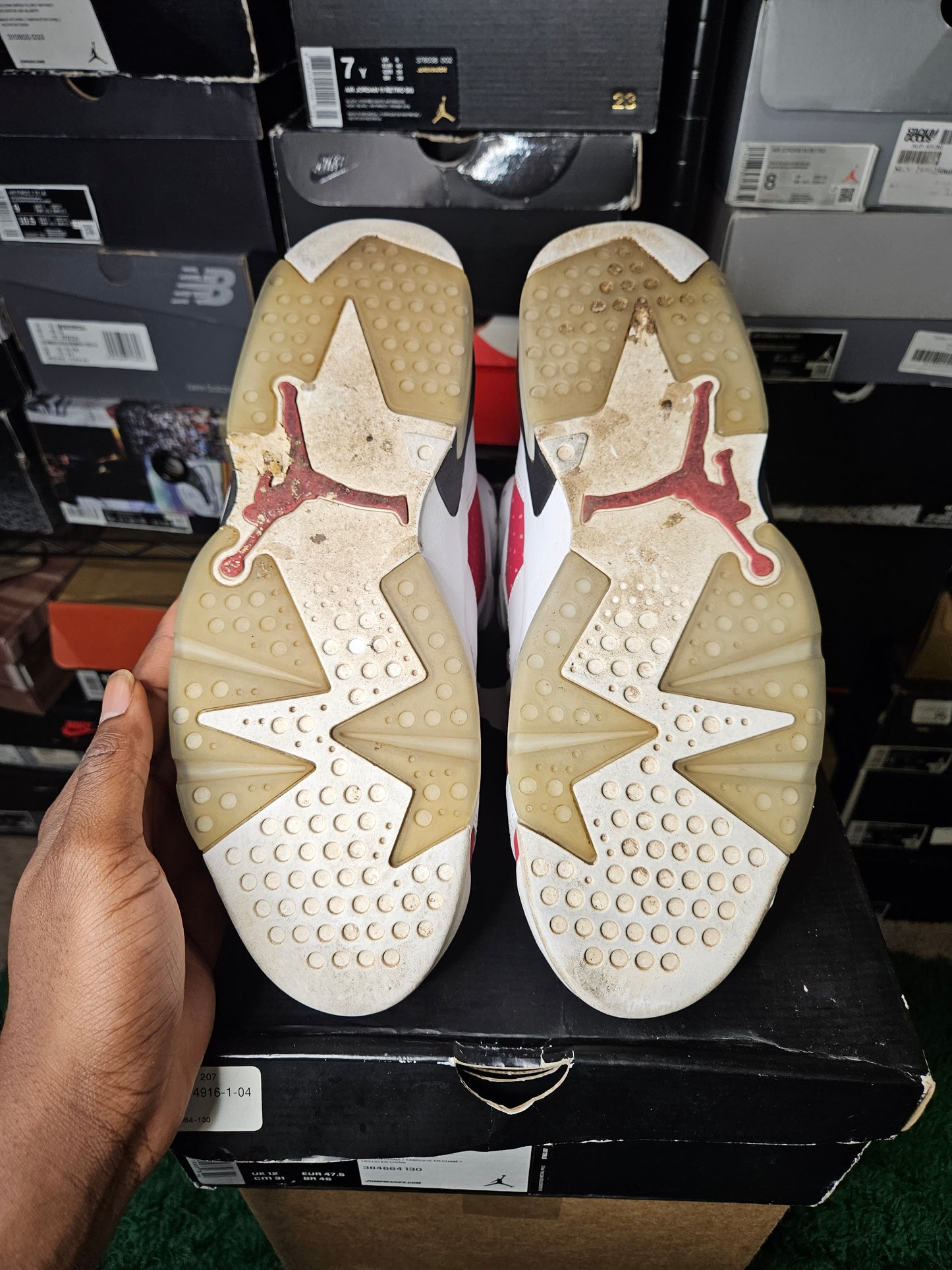Size 13 - AJ 6 Retro 2014 Carmine