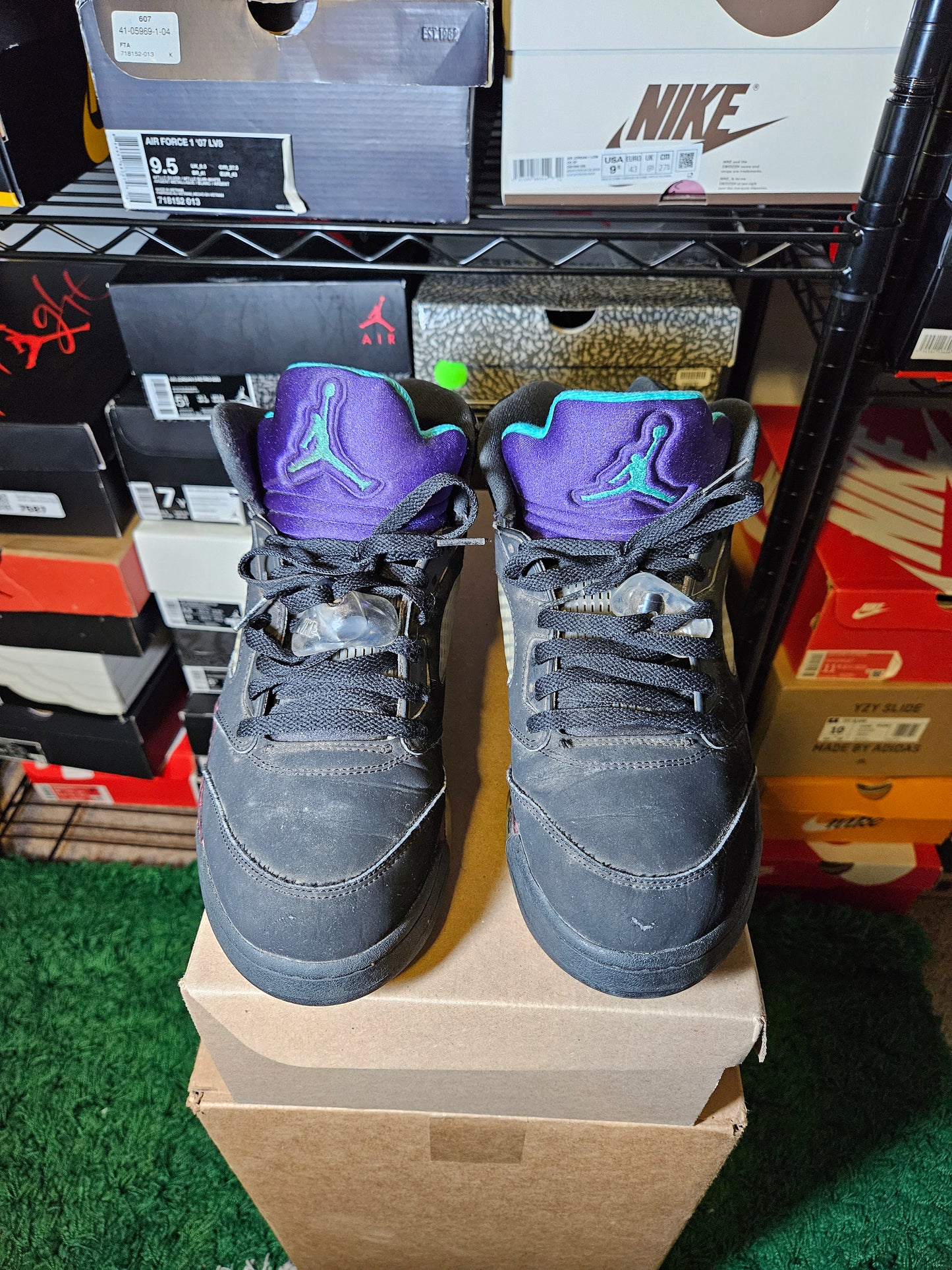 Size 10.5 - AJ 5 Retro Top 3 Black 2020