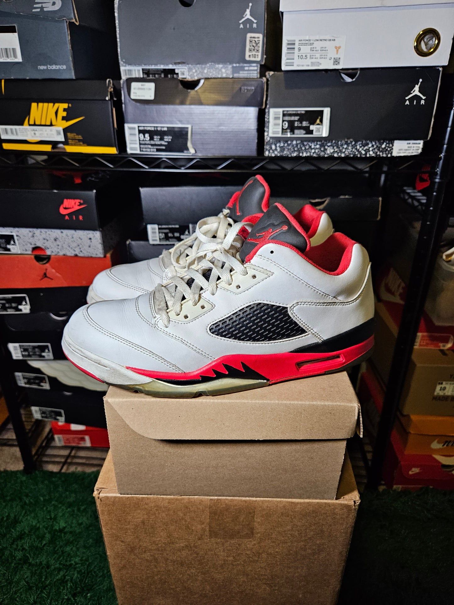 Size 11.5 - AJ 5 Retro 2016 Low Fire Red