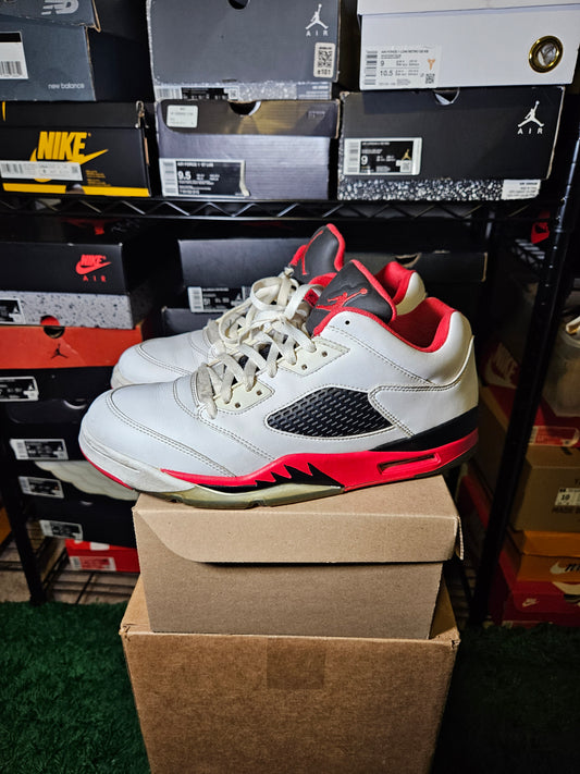 Size 11.5 - AJ 5 Retro 2016 Low Fire Red