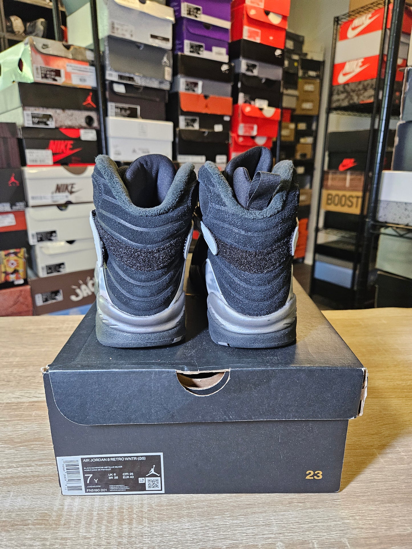 Size 7 - AJ 8 Retro Winterized Gunsmoke