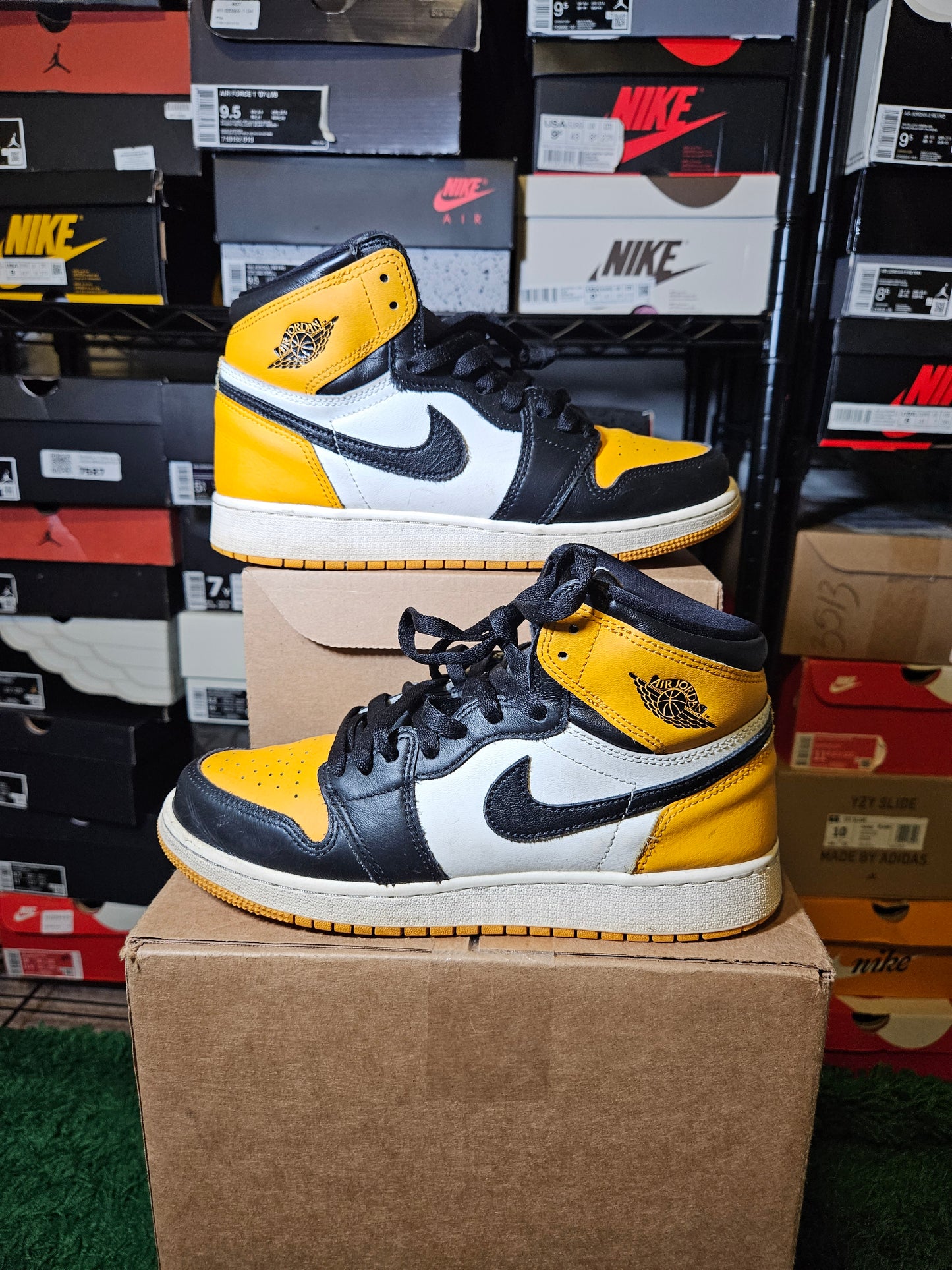 Size 7 - AJ 1 Retro OG Mid Yellow Toe