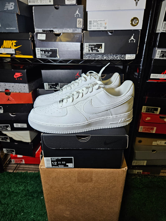 Size 12 - Kobe Bryant x Air Force 1 Low Forever White