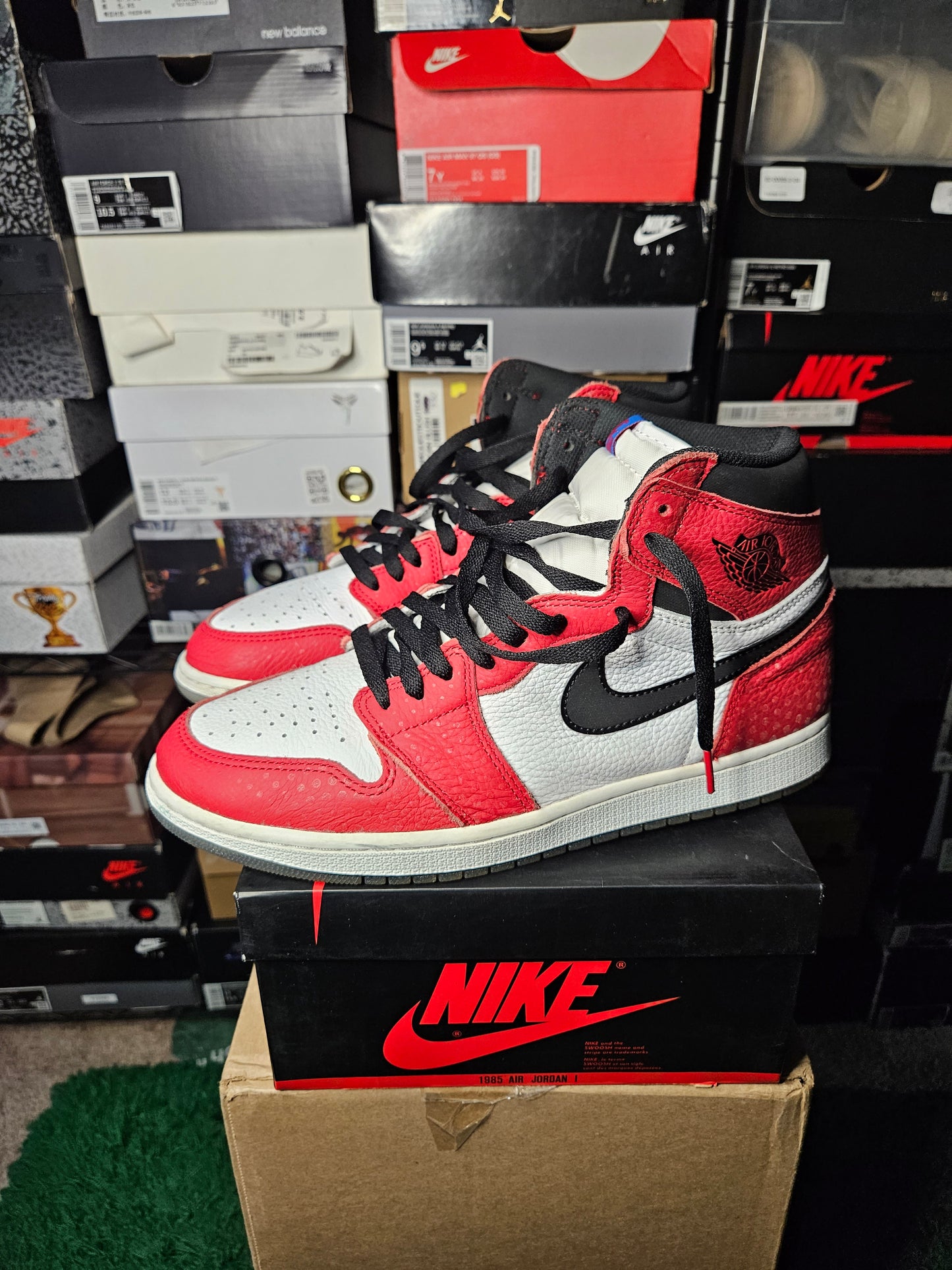 Size 11 - AJ 1 Origin Story Gym Red 2018