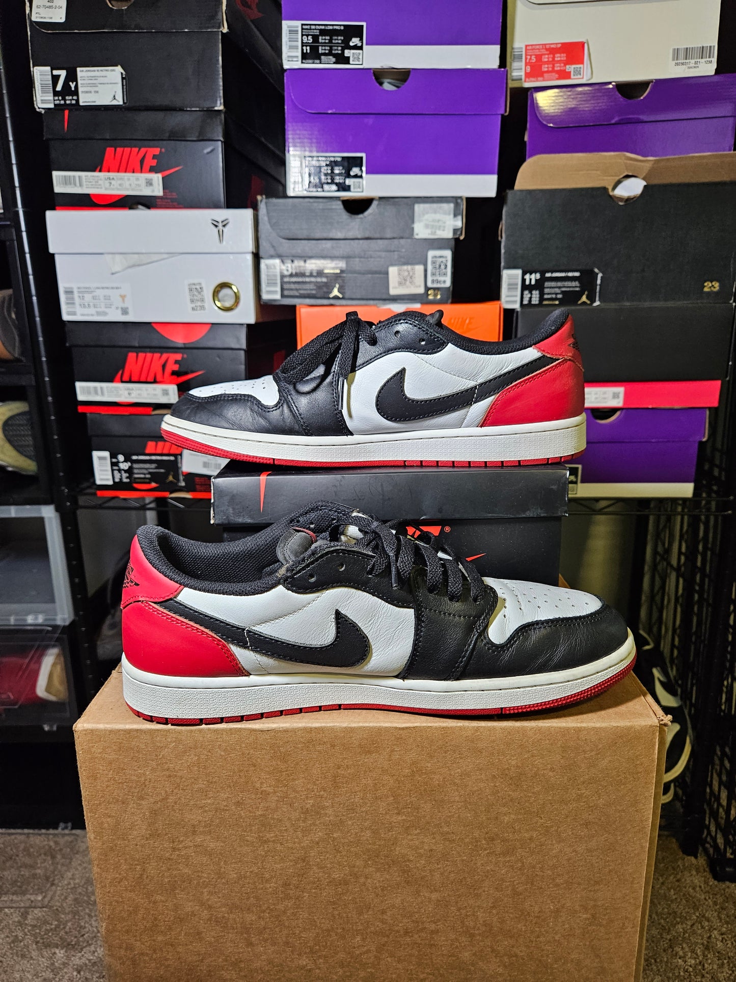 Size 11.5 - AJ 1 Retro OG Low Black Toe