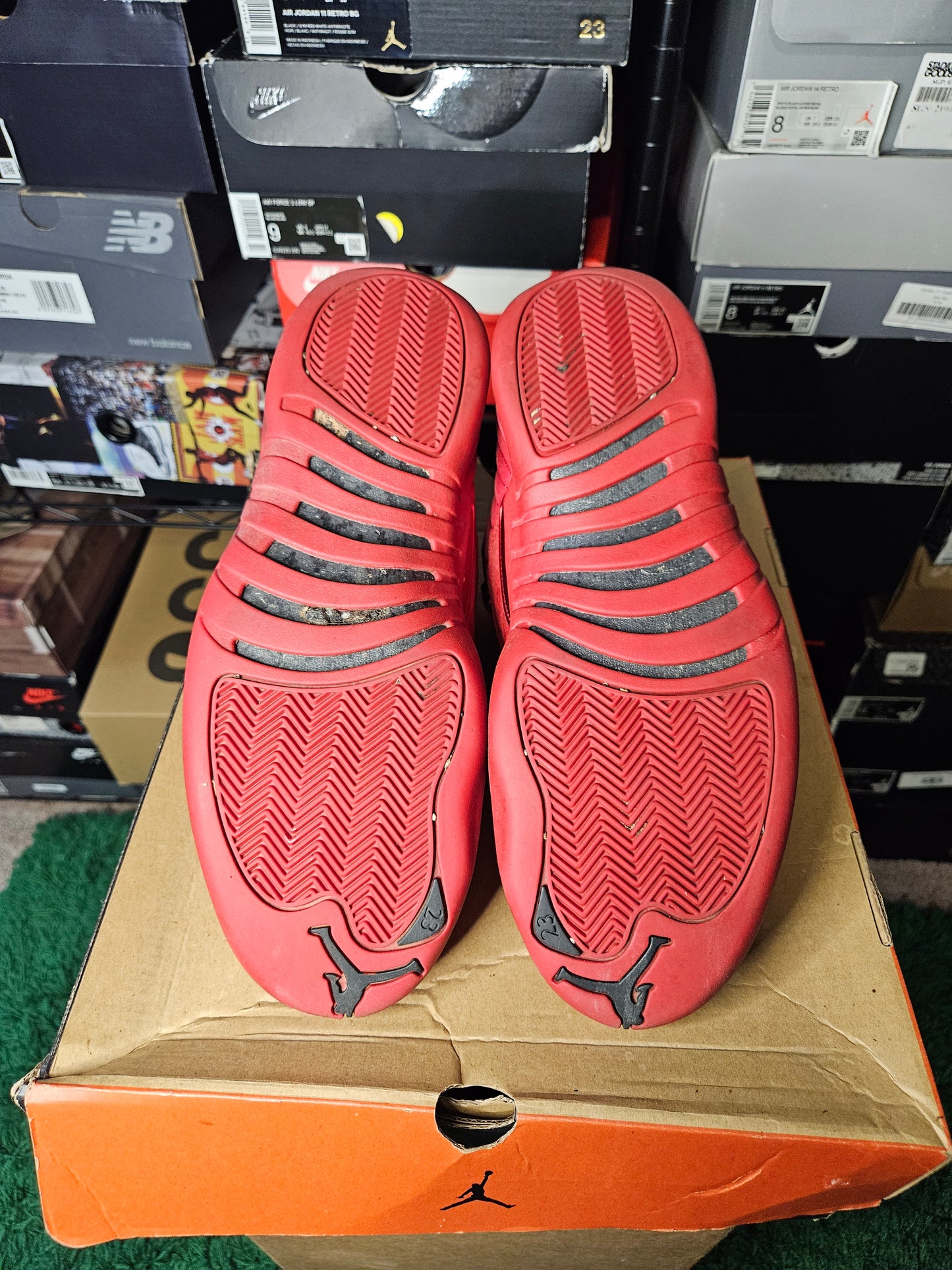 Size 11 - AJ 12 Retro Gym Red
