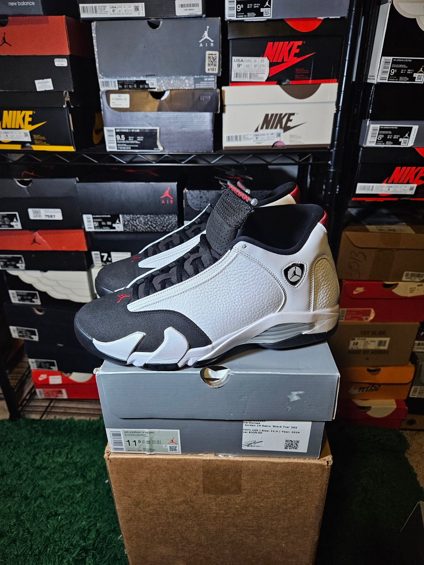 Size 11.5 - AJ 14 Retro 2024 Black Toe