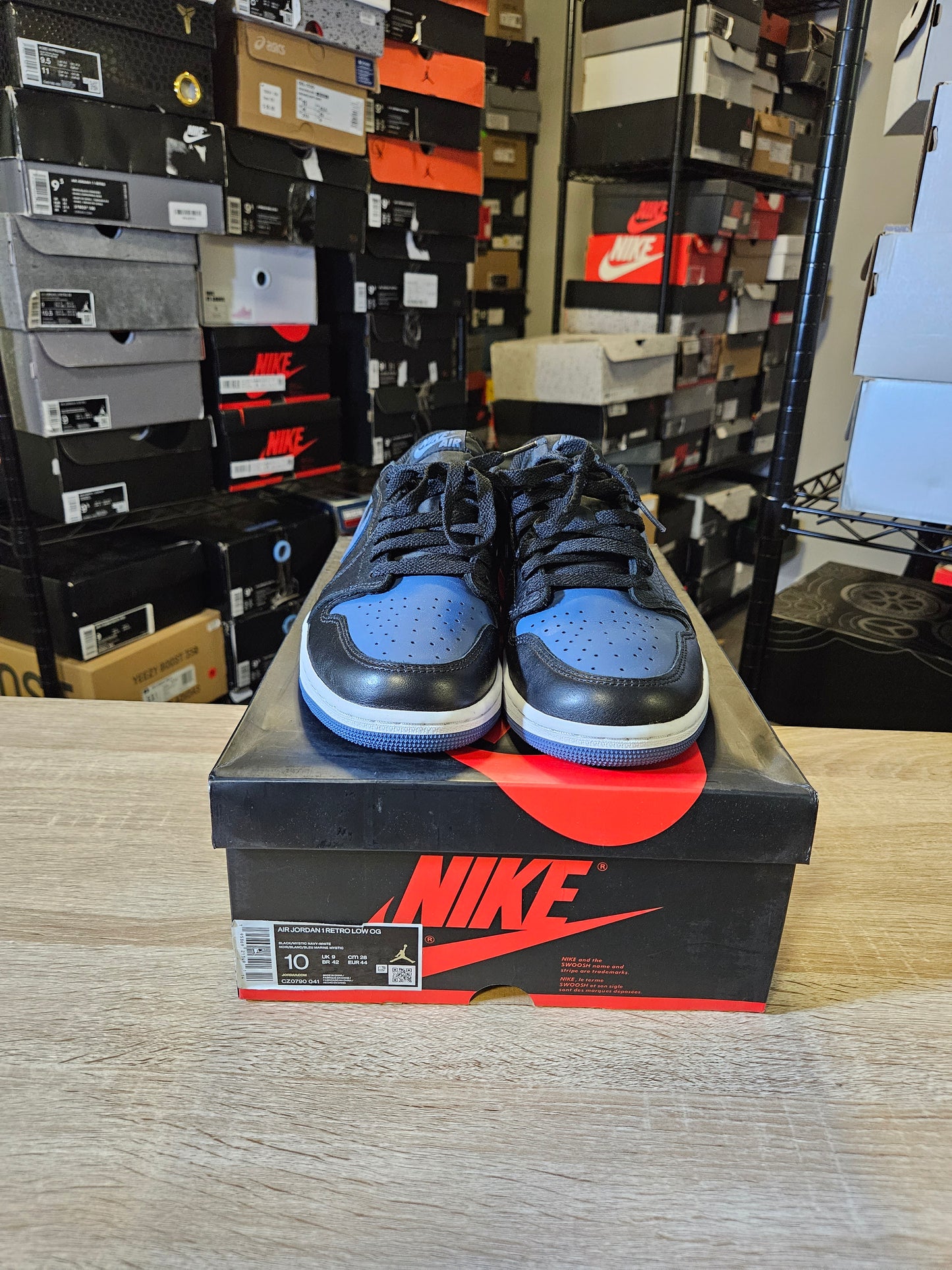 Size 10 - AJ 1 Low OG Mystic Navy